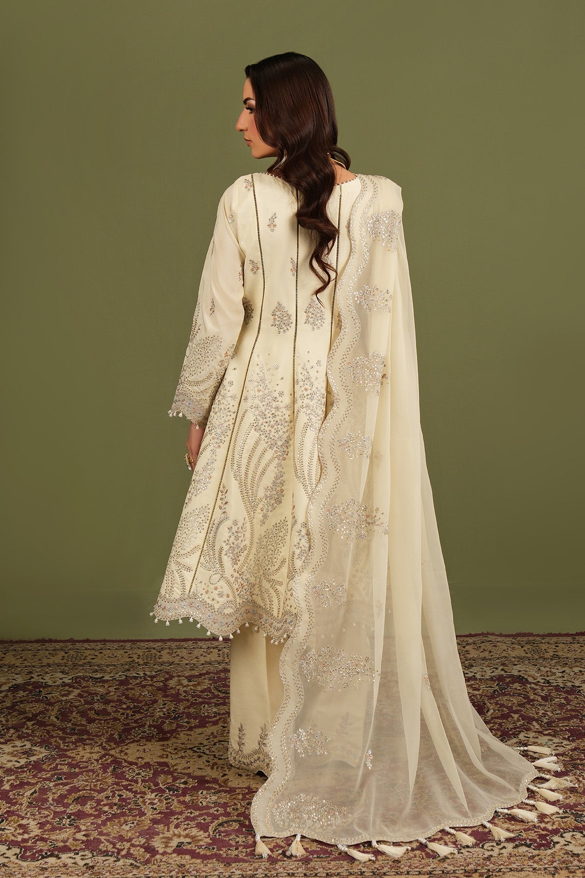 Alizeh | Luxe Raw Silk | AF-RS-13-Emily - Formal Dress - available at Maria Faisal in UK and USA.