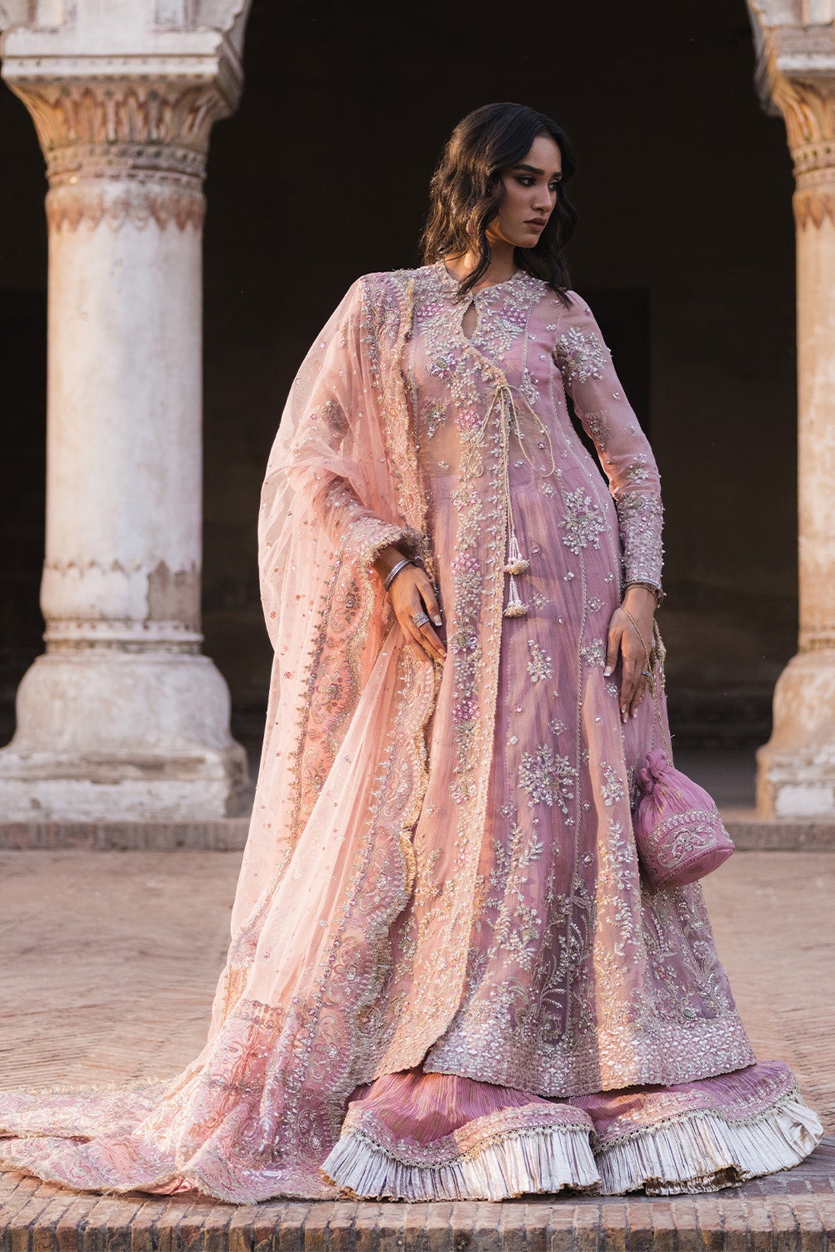 Nyra | Vasl Wedding 26 | Paro - Wedding Dress - available at Maria Faisal in UK and USA.