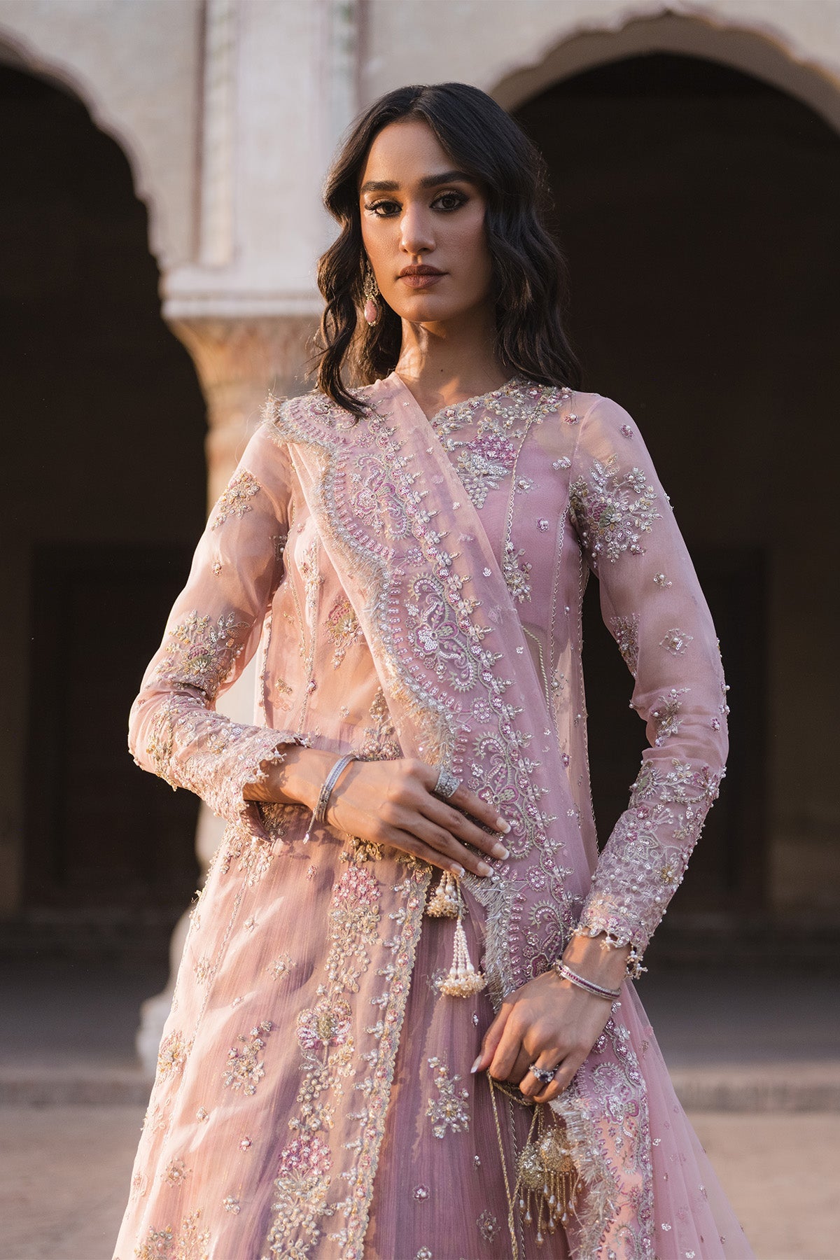 Nyra | Vasl Wedding 26 | Paro - Wedding Dress - available at Maria Faisal in UK and USA.
