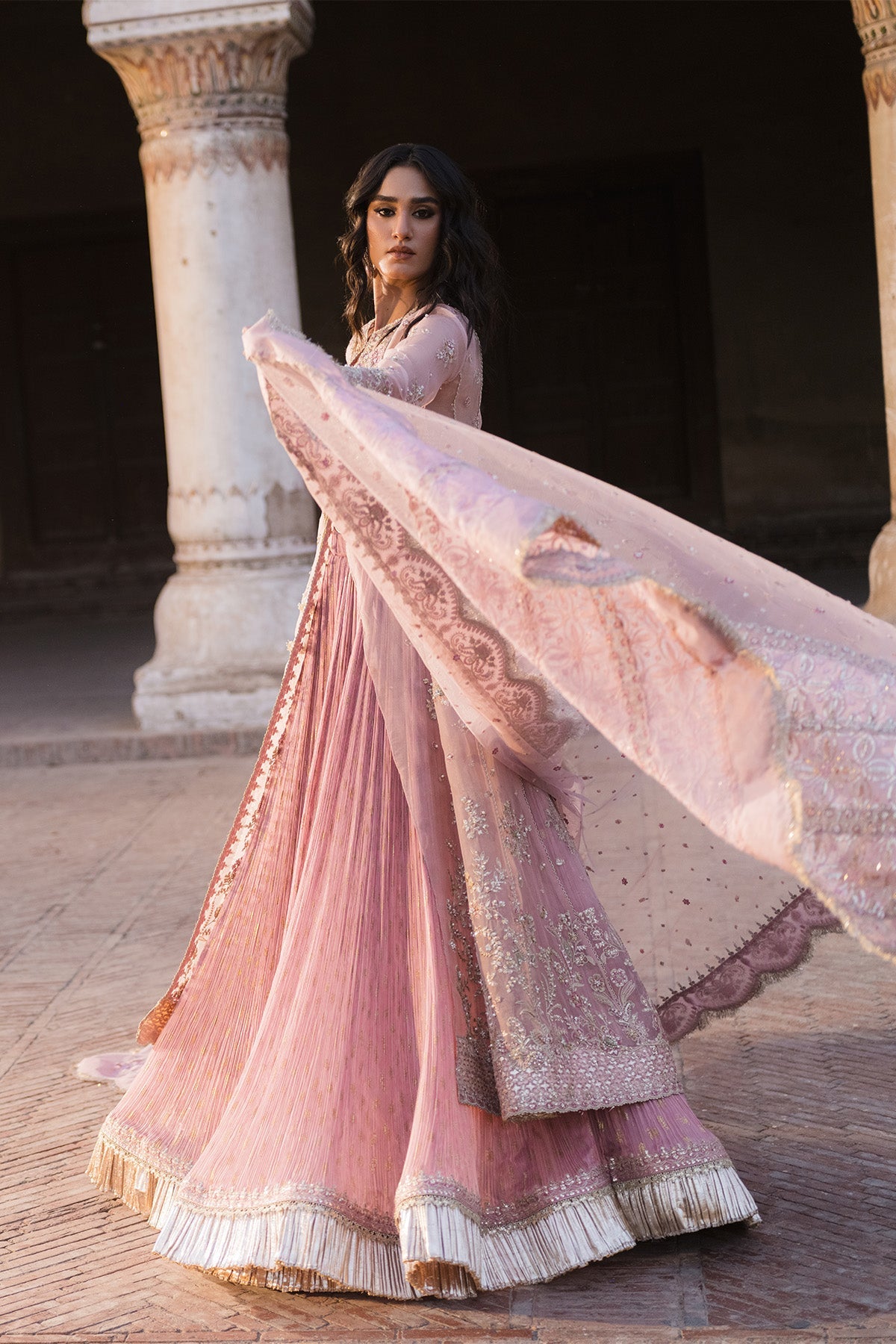 Nyra | Vasl Wedding 26 | Paro - Wedding Dress - available at Maria Faisal in UK and USA.