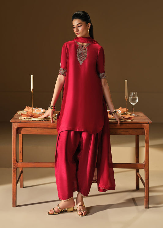 Mahum Asad | The Shadow Line | Radiance - Formal Dress - available at Maria Faisal in UK and USA.