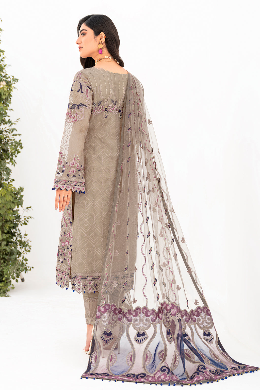 Ramsha | Minhal Organza Collection | M-809 - Waniyas