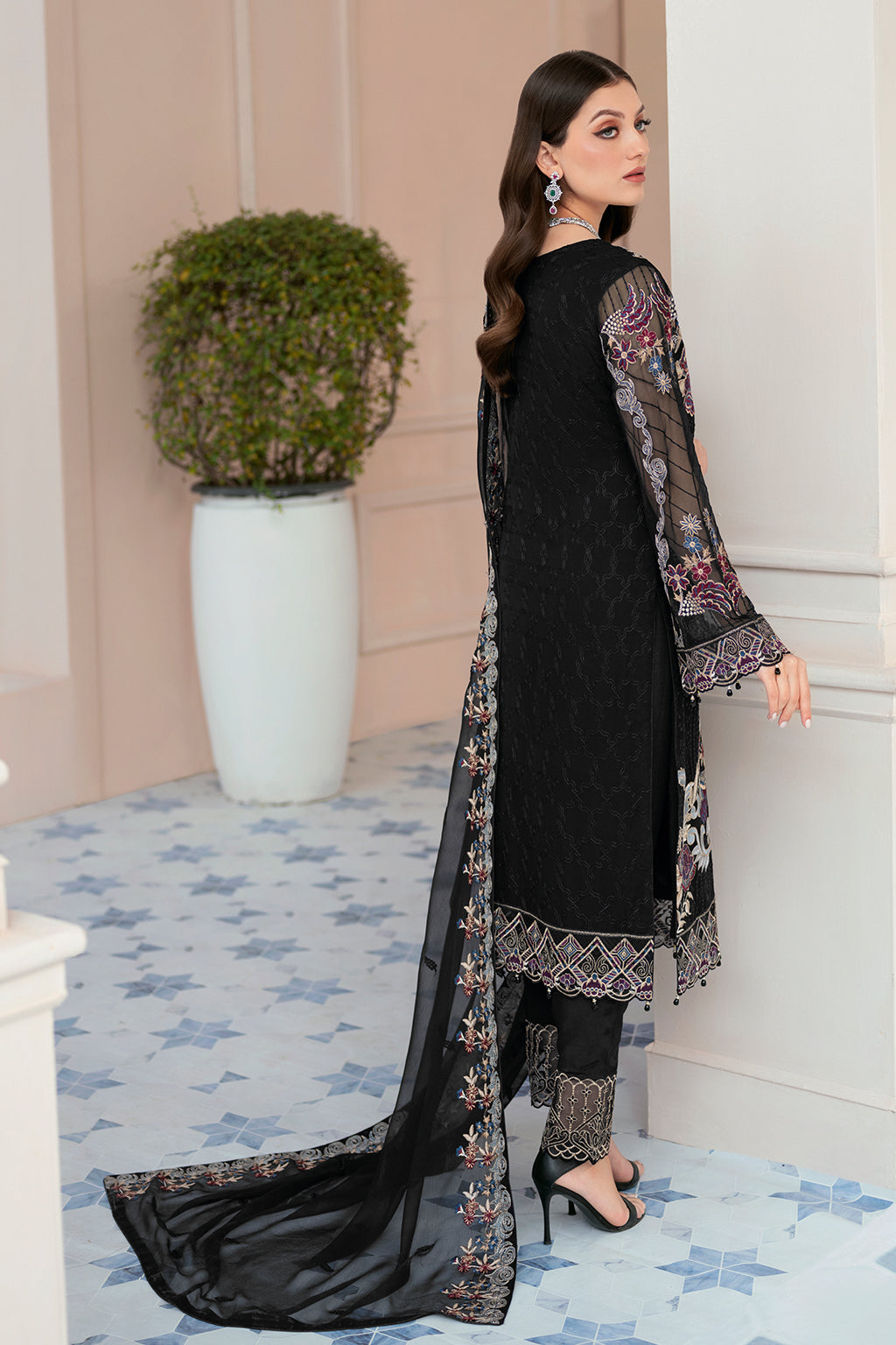 Ramsha | Rangoon Chiffon Collection 24 | D-906 - Maria Faisal