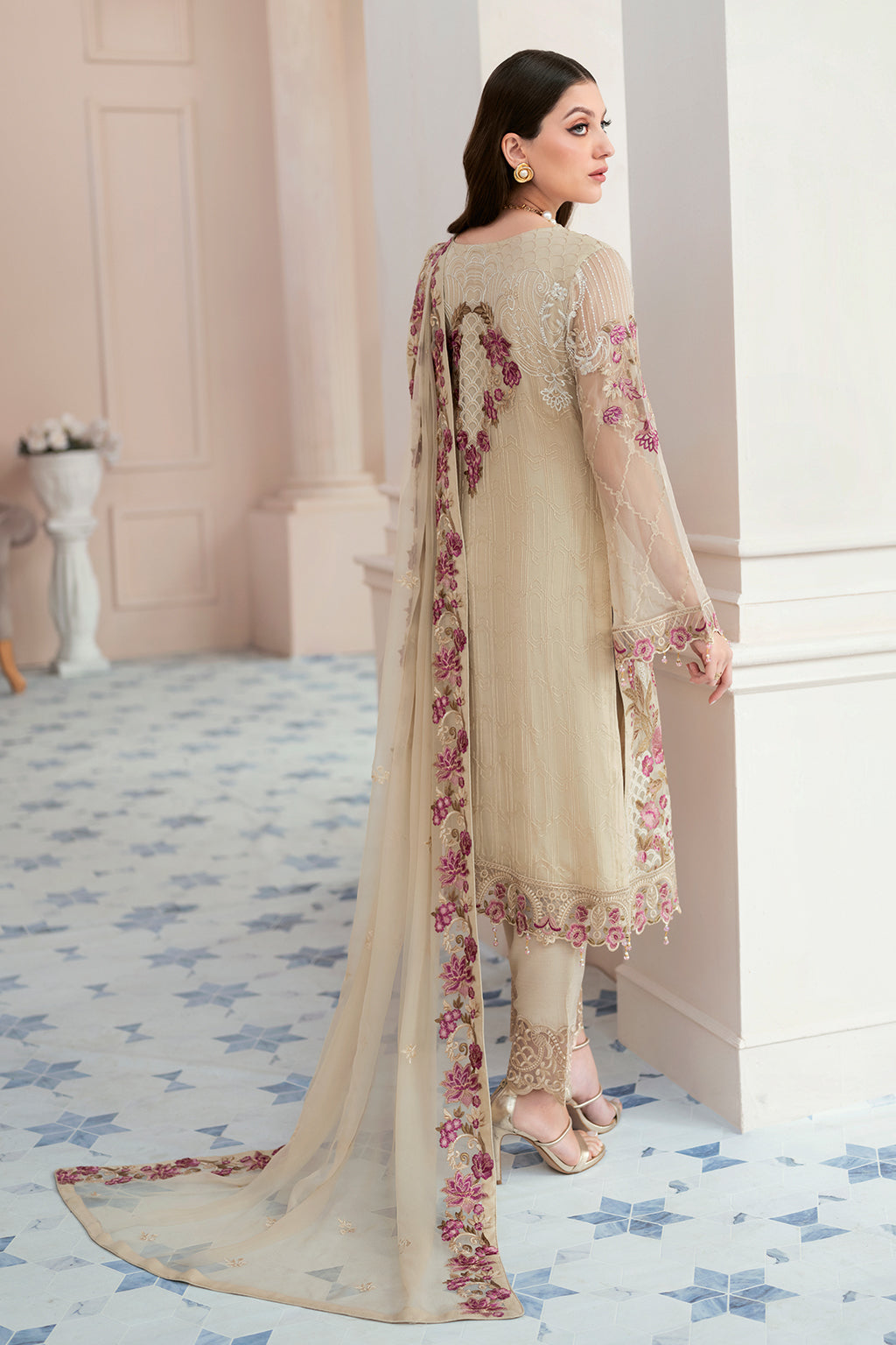 Ramsha | Rangoon Chiffon Collection 24 | D-909 - Maria Faisal