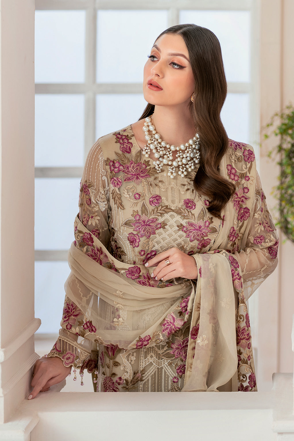 Ramsha | Rangoon Chiffon Collection 24 | D-909 - Maria Faisal