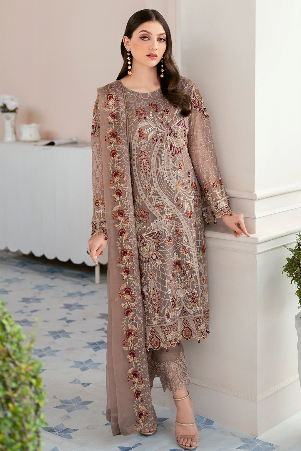 Ramsha | Rangoon Chiffon Collection 24 | D-905 - Waniyas
