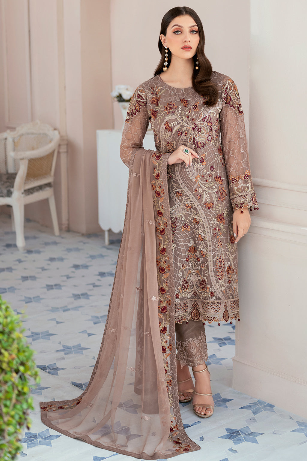Ramsha | Rangoon Chiffon Collection 24 | D-905 - Waniyas