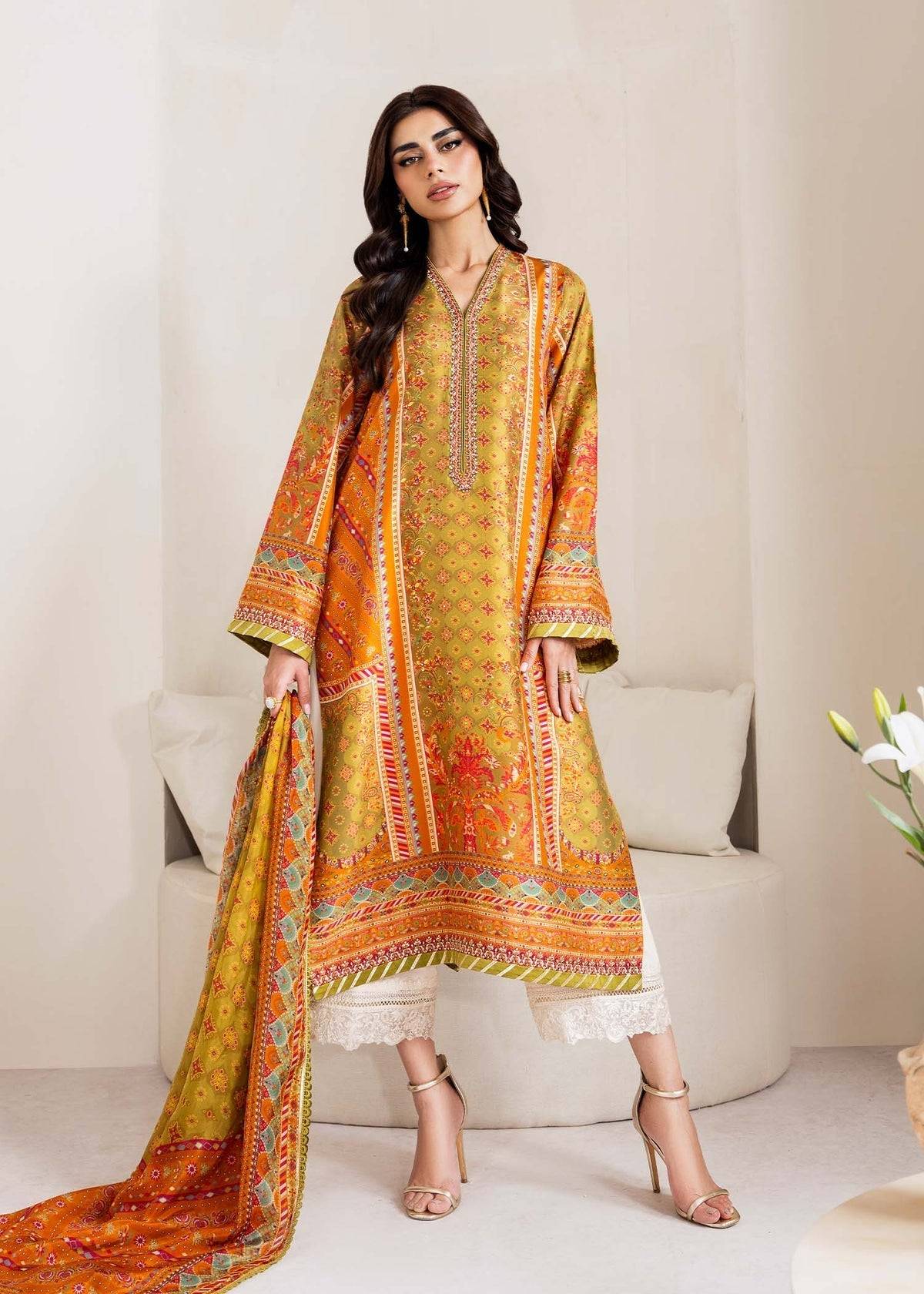 Kanwal Malik | Rosalia Silk Eid 25 | Elise by Maria Faisal - Registered Vendor of : Kanwal Malik - type : Ladies Clothes - 100% original wedding dresses