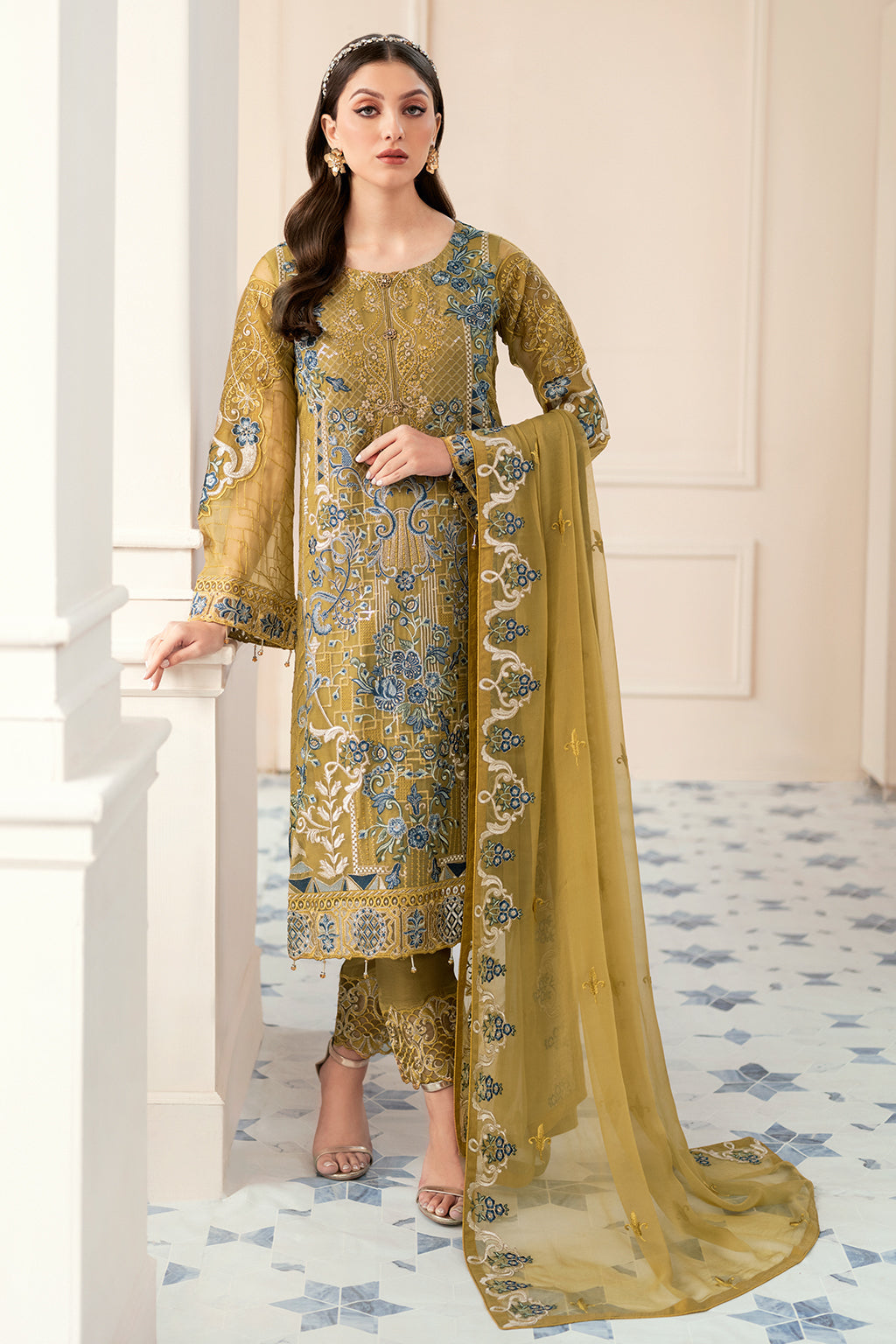 Ramsha | Rangoon Chiffon Collection 24 | D-903 - Waniyas