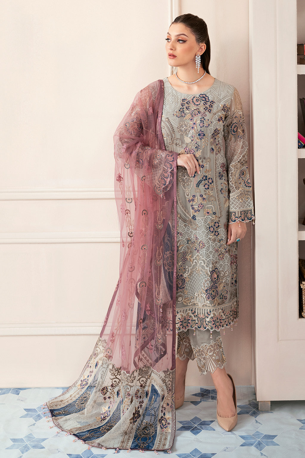 Ramsha | Rangoon Chiffon Collection 24 | D-907 - Maria Faisal
