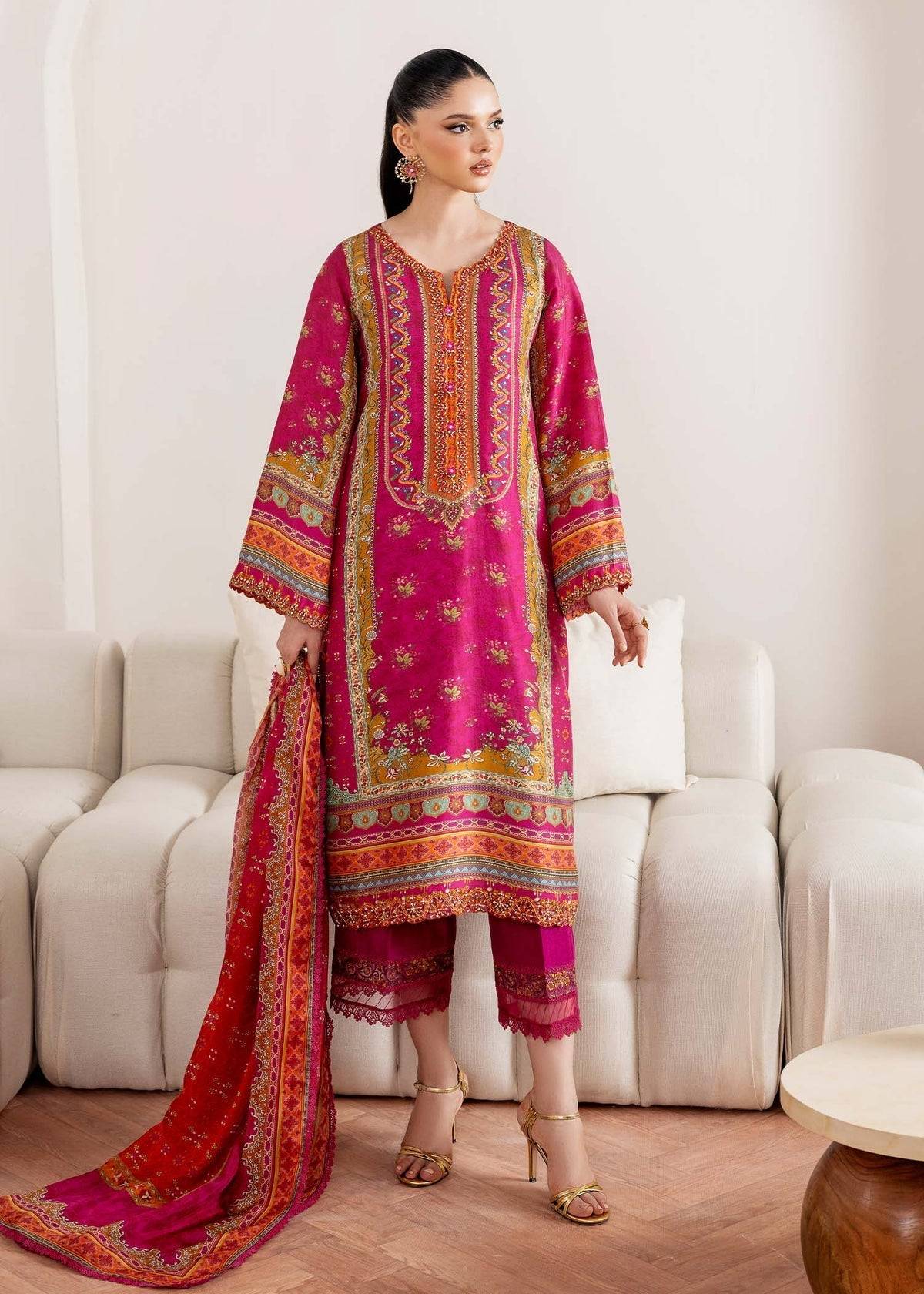 Kanwal Malik | Rosalia Silk Eid 25 | Sylvie by Maria Faisal - Registered Vendor of : Kanwal Malik - type : Ladies Clothes - 100% original wedding dresses