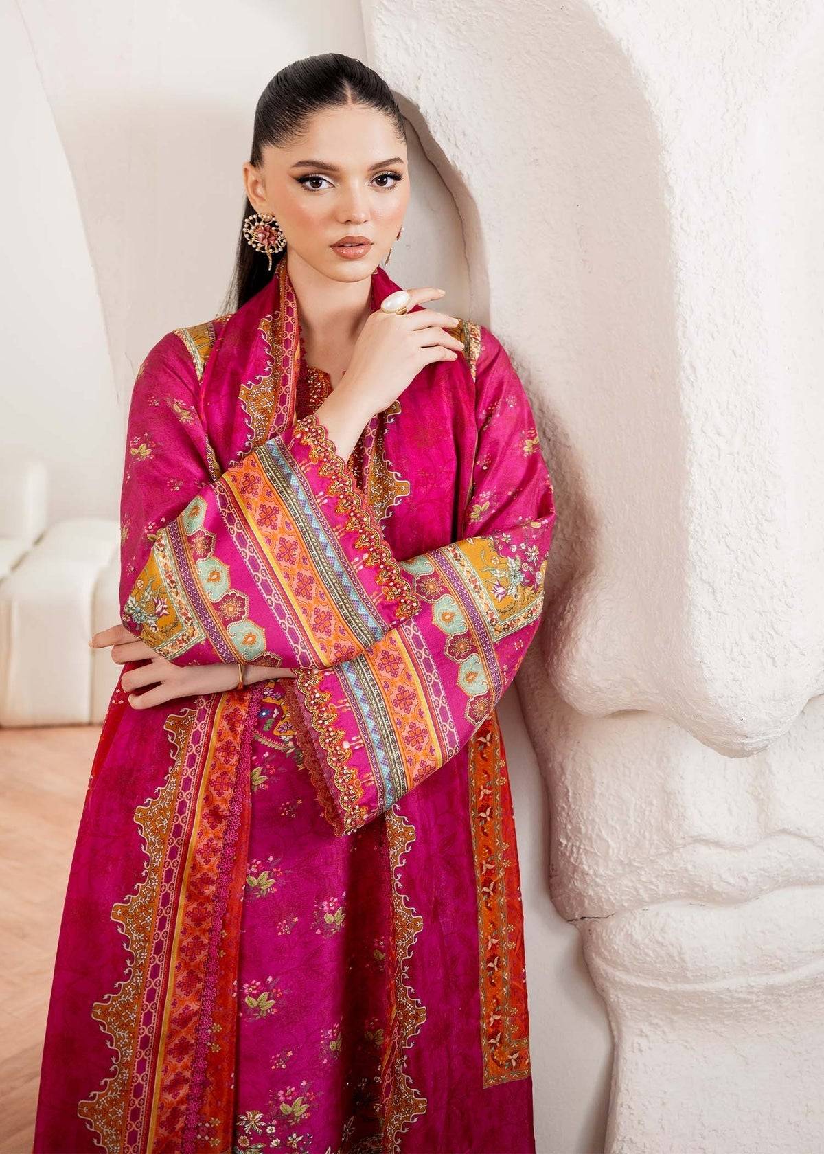 Kanwal Malik | Rosalia Silk Eid 25 | Sylvie by Maria Faisal - Registered Vendor of : Kanwal Malik - type : Ladies Clothes - 100% original wedding dresses