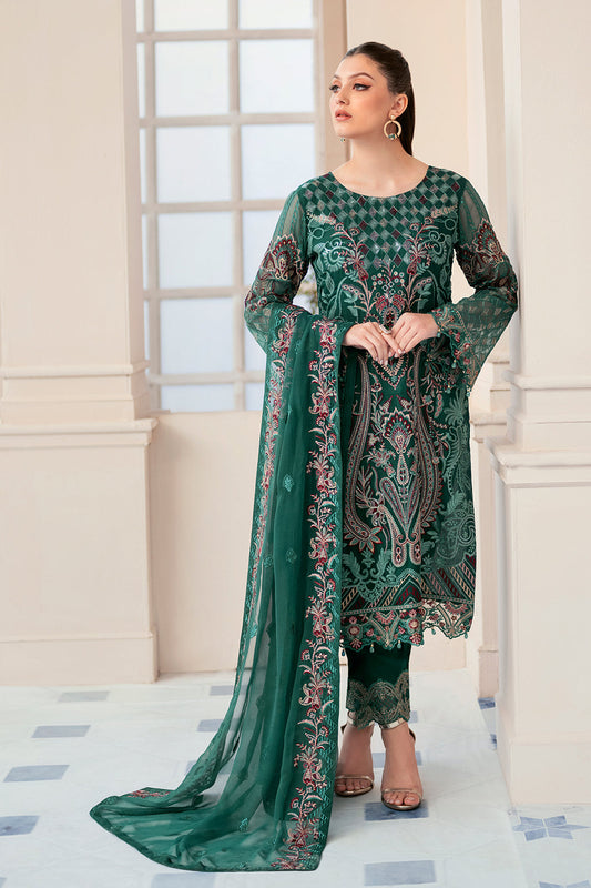 Ramsha | Rangoon Chiffon Collection 24 | D-908 - Maria Faisal