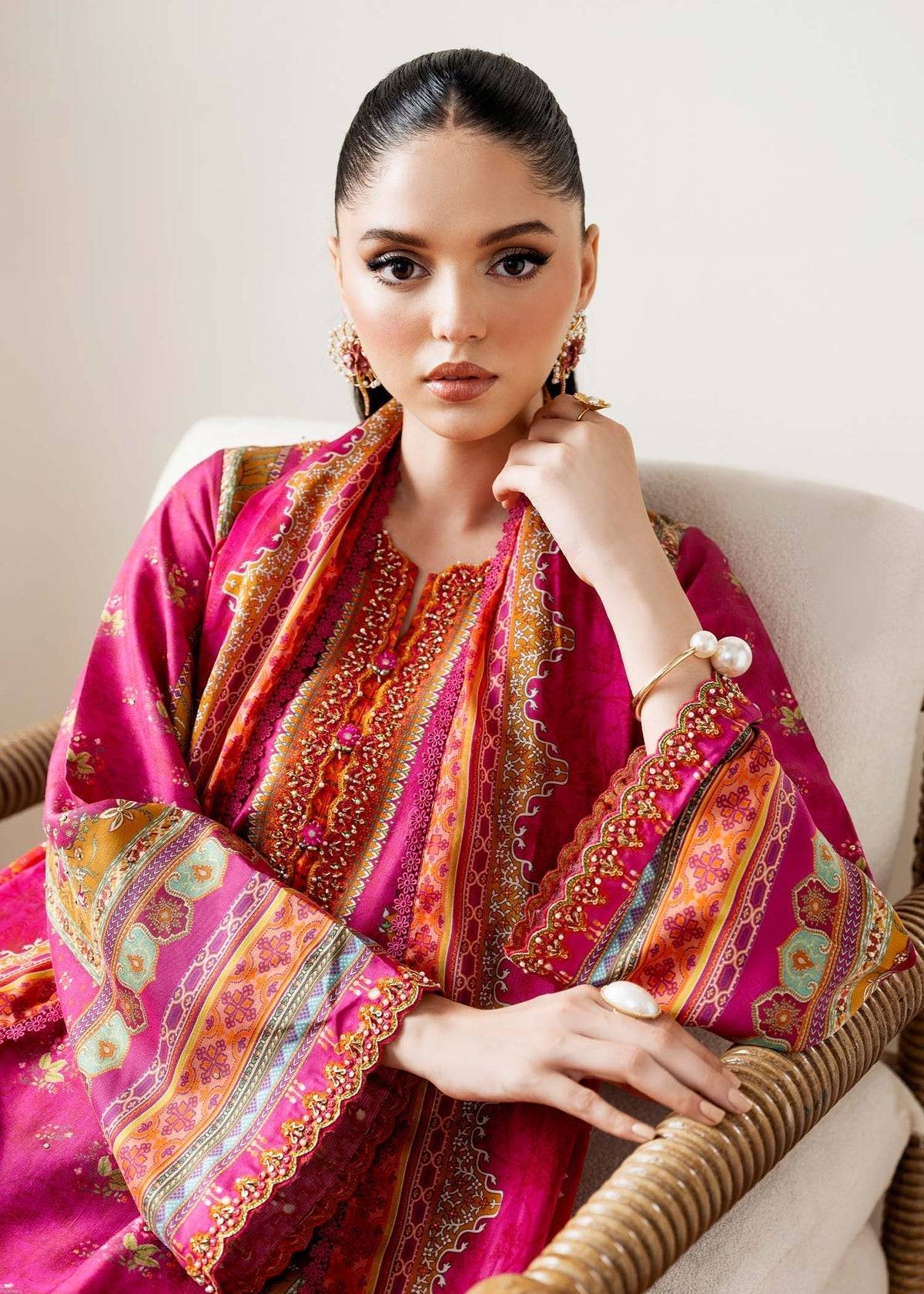 Kanwal Malik | Rosalia Silk Eid 25 | Sylvie by Maria Faisal - Registered Vendor of : Kanwal Malik - type : Ladies Clothes - 100% original wedding dresses