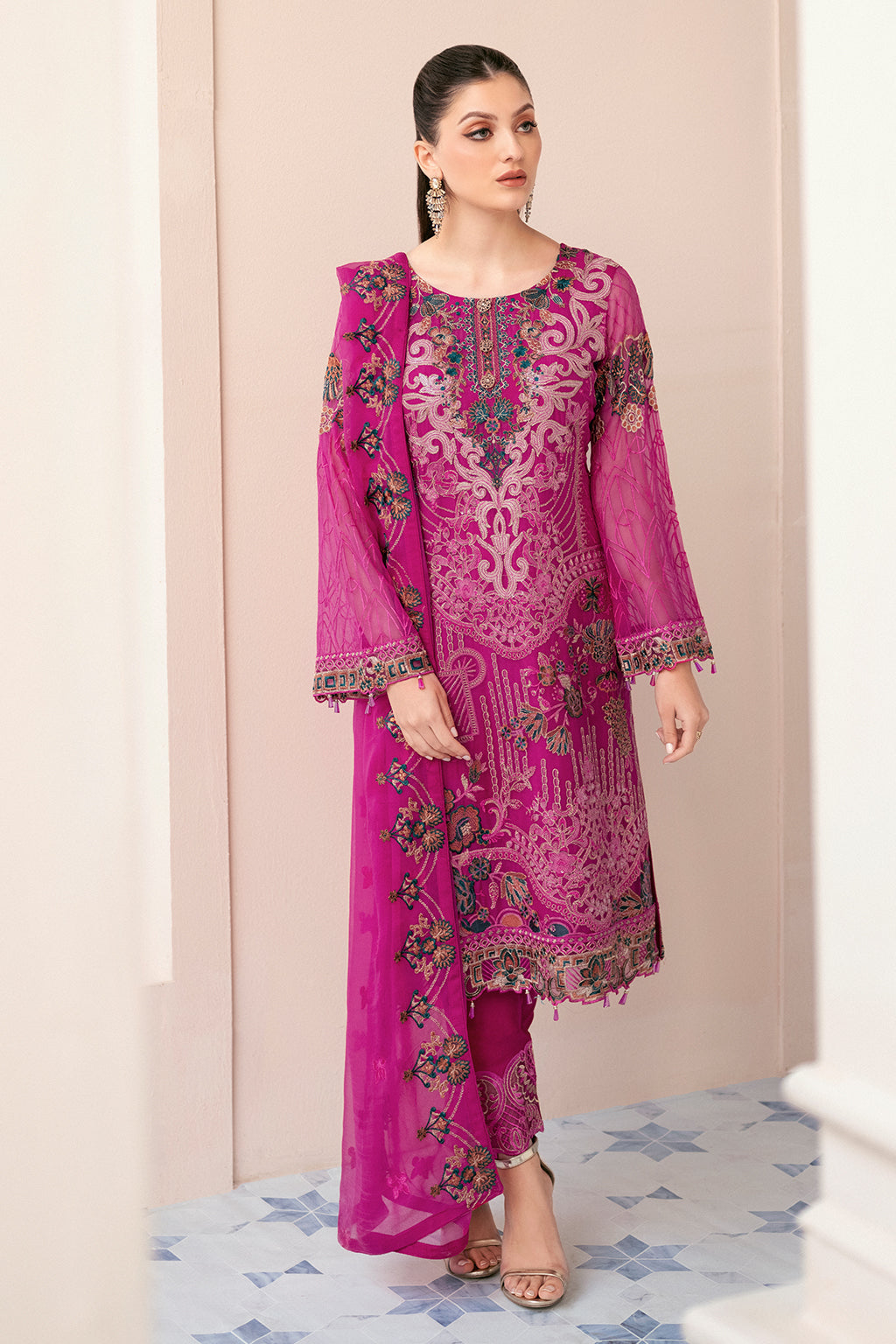 Ramsha | Rangoon Chiffon Collection 24 | D-912 - Maria Faisal