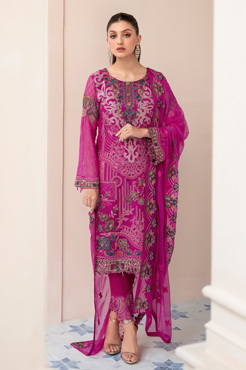 Ramsha | Rangoon Chiffon Collection 24 | D-912 - Maria Faisal