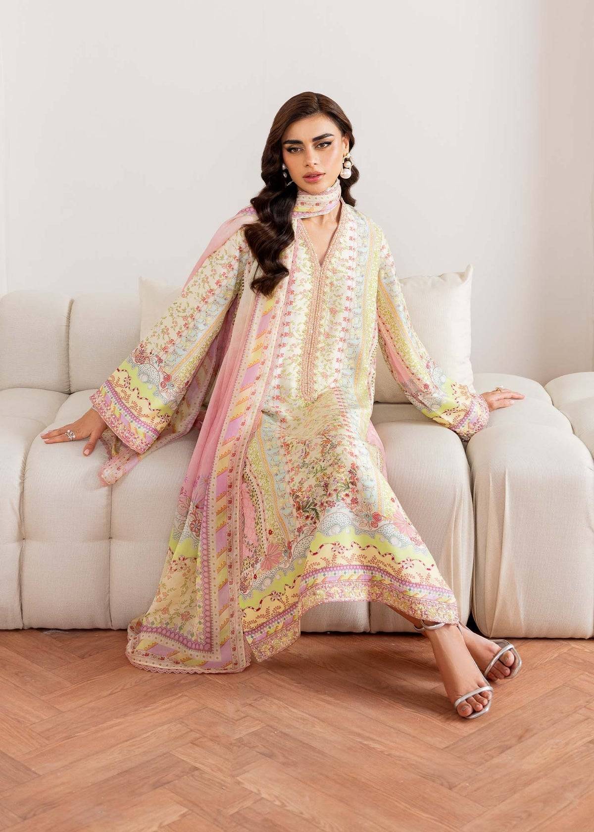 Kanwal Malik | Rosalia Silk Eid 25 | Seris by Maria Faisal - Registered Vendor of : Kanwal Malik - type : Ladies Clothes - 100% original wedding dresses