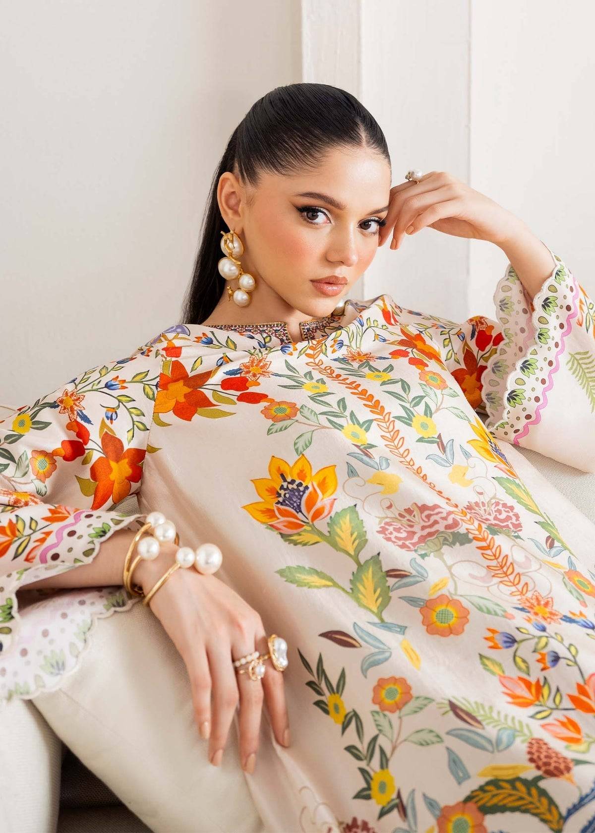 Kanwal Malik | Rosalia Silk Eid 25 | Celia by Maria Faisal - Registered Vendor of : Kanwal Malik - type : Ladies Clothes - 100% original wedding dresses