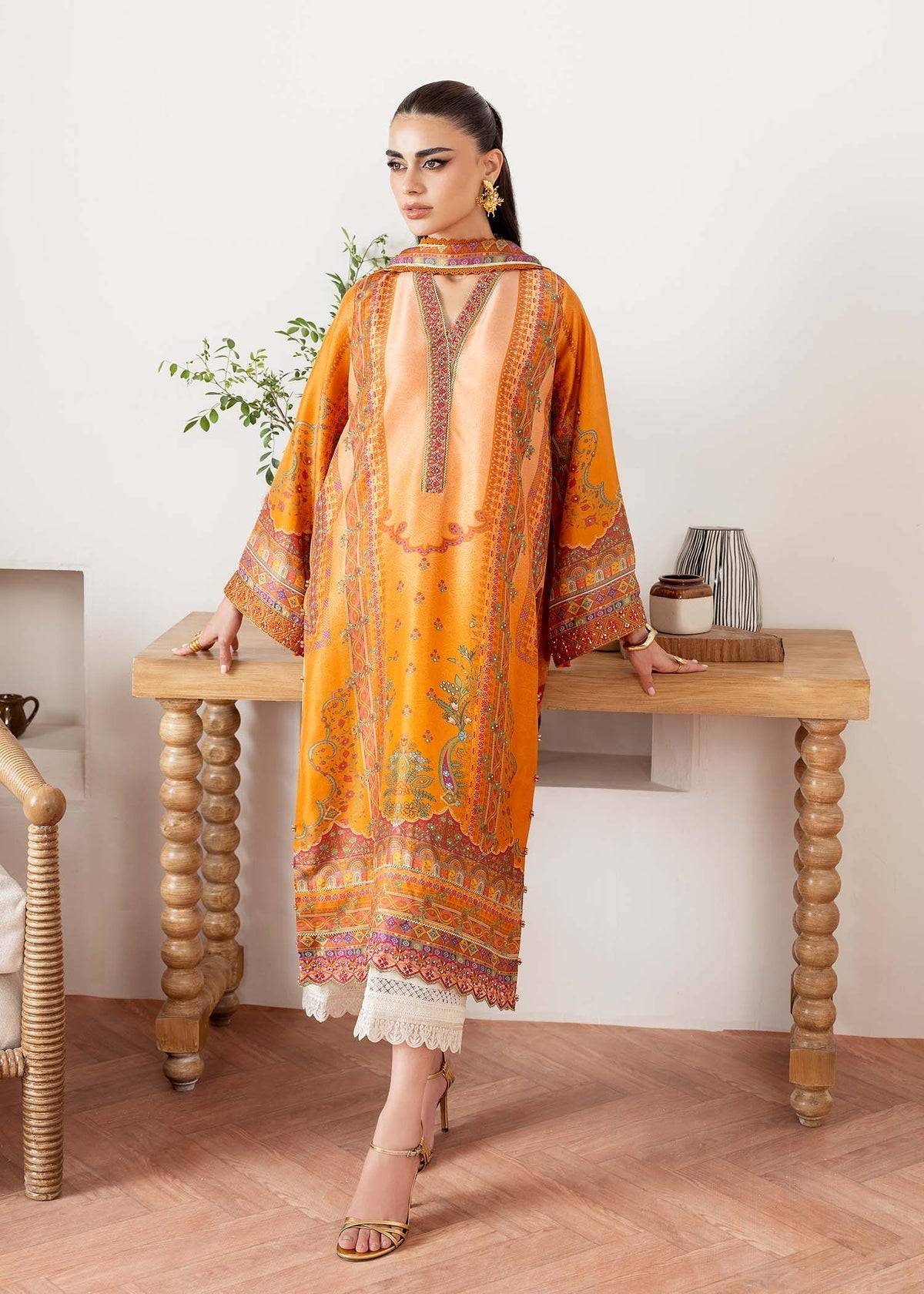 Kanwal Malik | Rosalia Silk Eid 25 | Kira by Maria Faisal - Registered Vendor of : Kanwal Malik - type : Ladies Clothes - 100% original wedding dresses