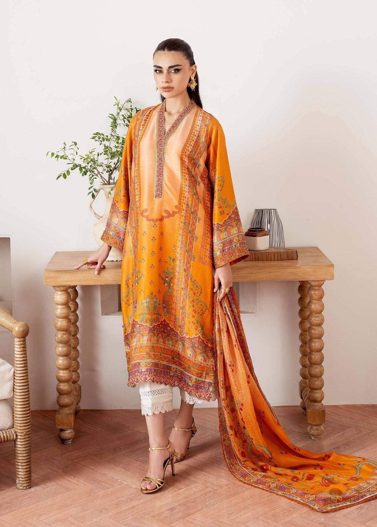 Kanwal Malik | Rosalia Silk Eid 25 | Kira by Maria Faisal - Registered Vendor of : Kanwal Malik - type : Ladies Clothes - 100% original wedding dresses