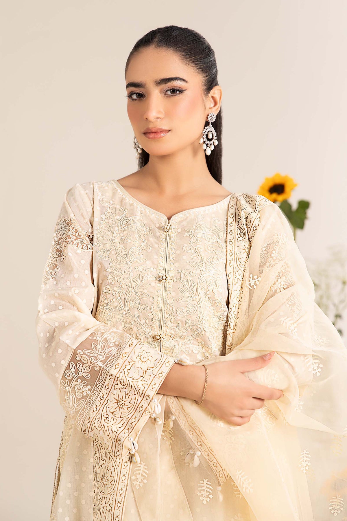 Maria B | Casual Pret 25 | DW-EF25-99 - Ladies Clothes 