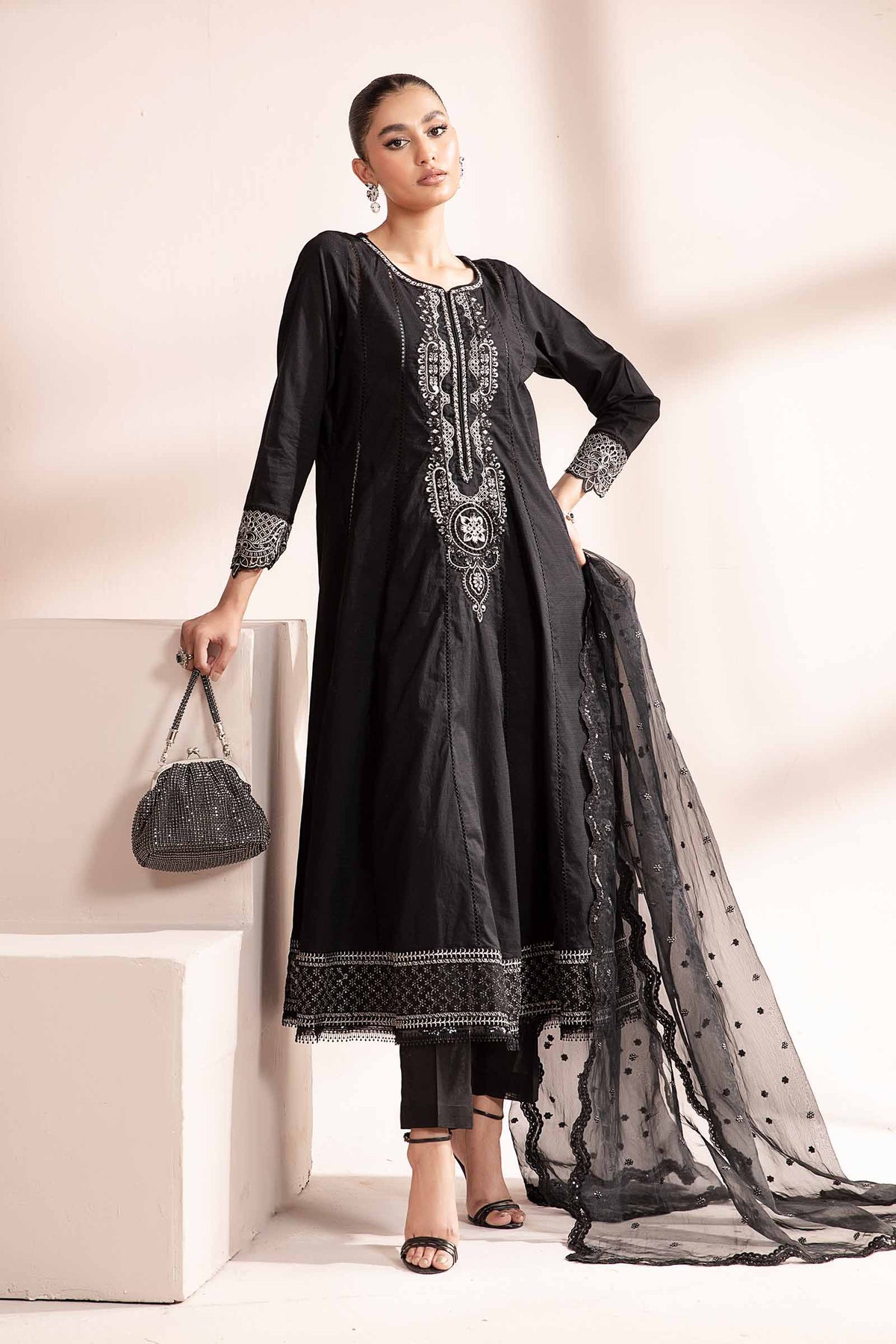 Maira B | Ready to Wear | DW-MN24-08 by Maria Faisal - Registered Vendor of : Maria B - type : Wedding Dress - 100% original wedding dresses