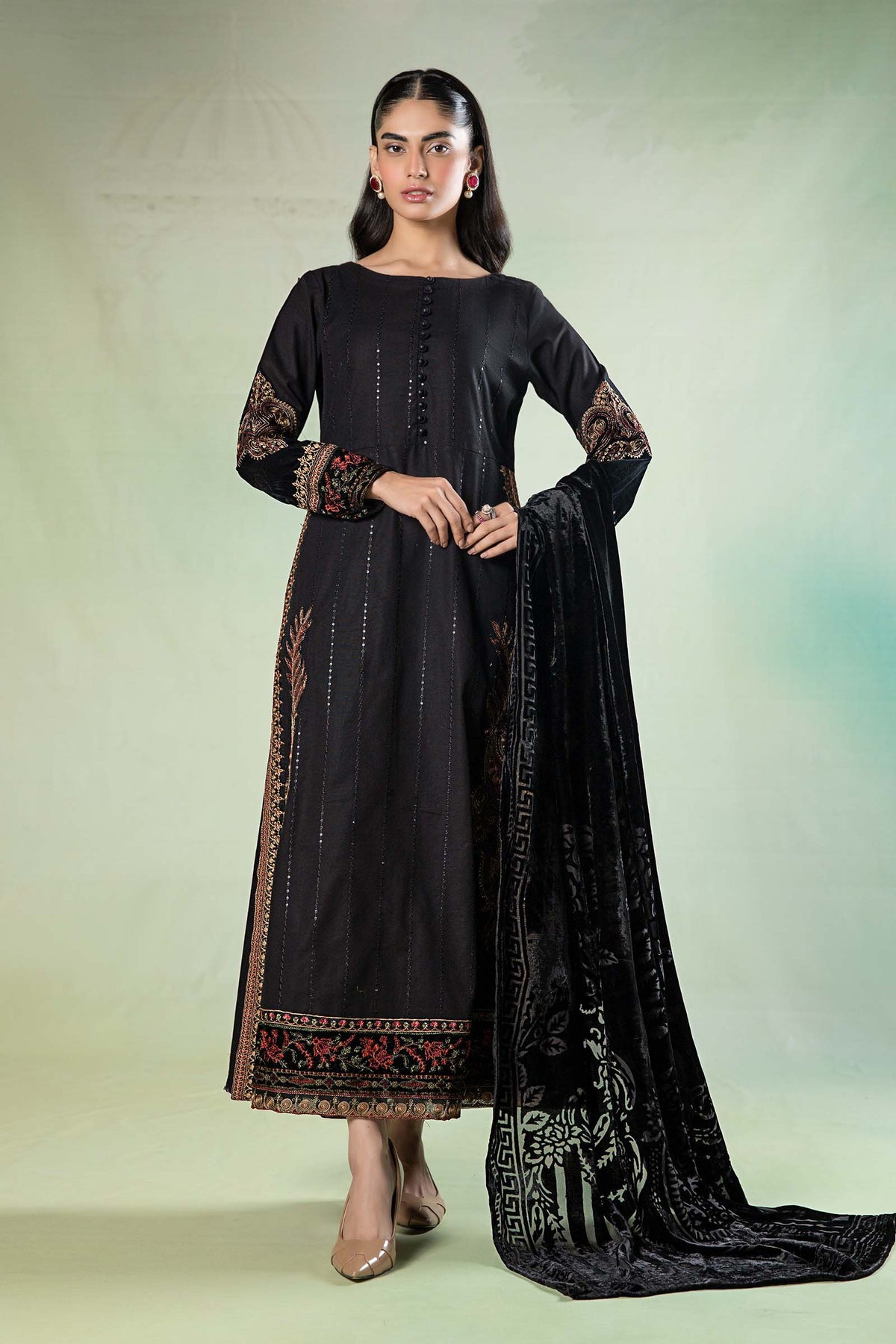 Maira B | Ready to Wear | DW-W24-146 by Maria Faisal - Registered Vendor of : Maria B - type : Wedding Dress - 100% original wedding dresses