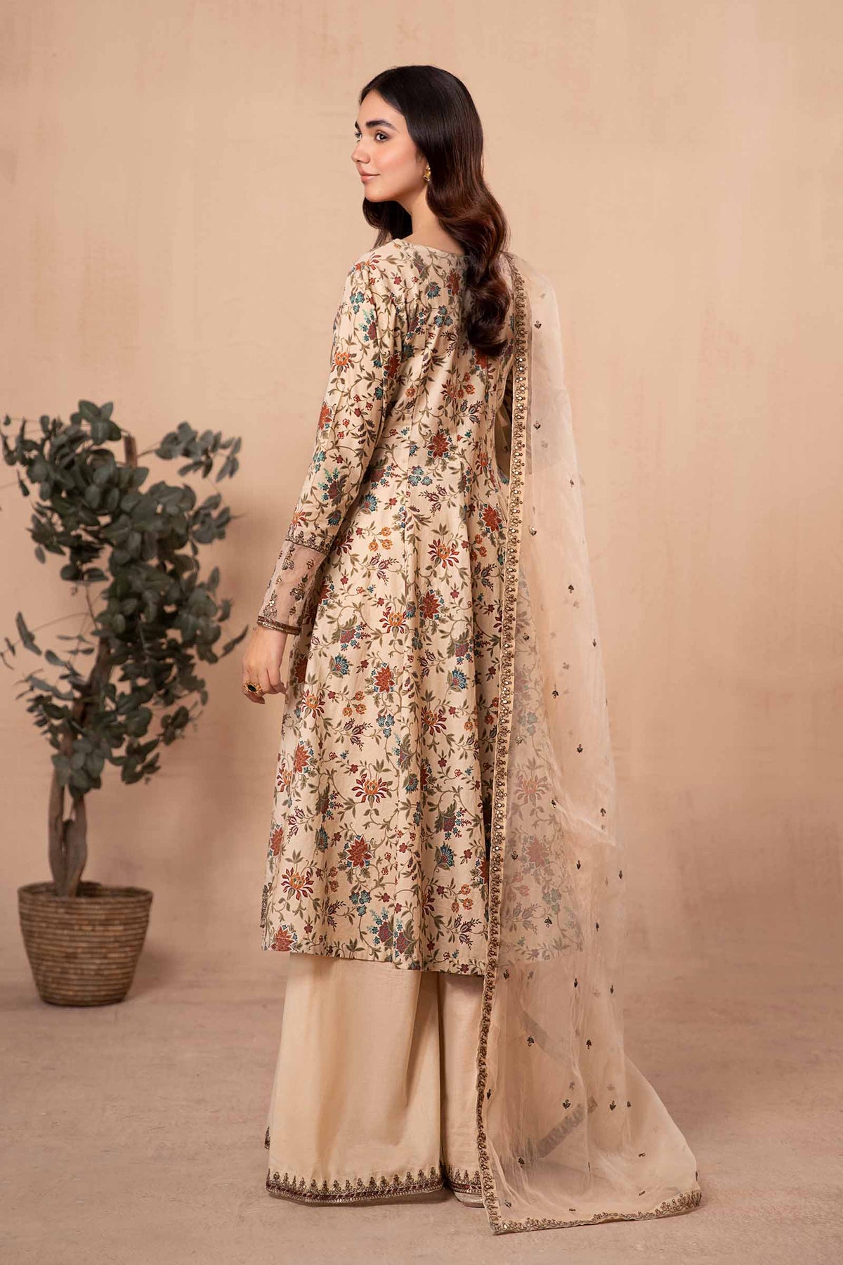 Maria B | Eid Festive Pret | DW-EA24-42R1 - Luxury Dress - available at Maria Faisal in UK and USA.