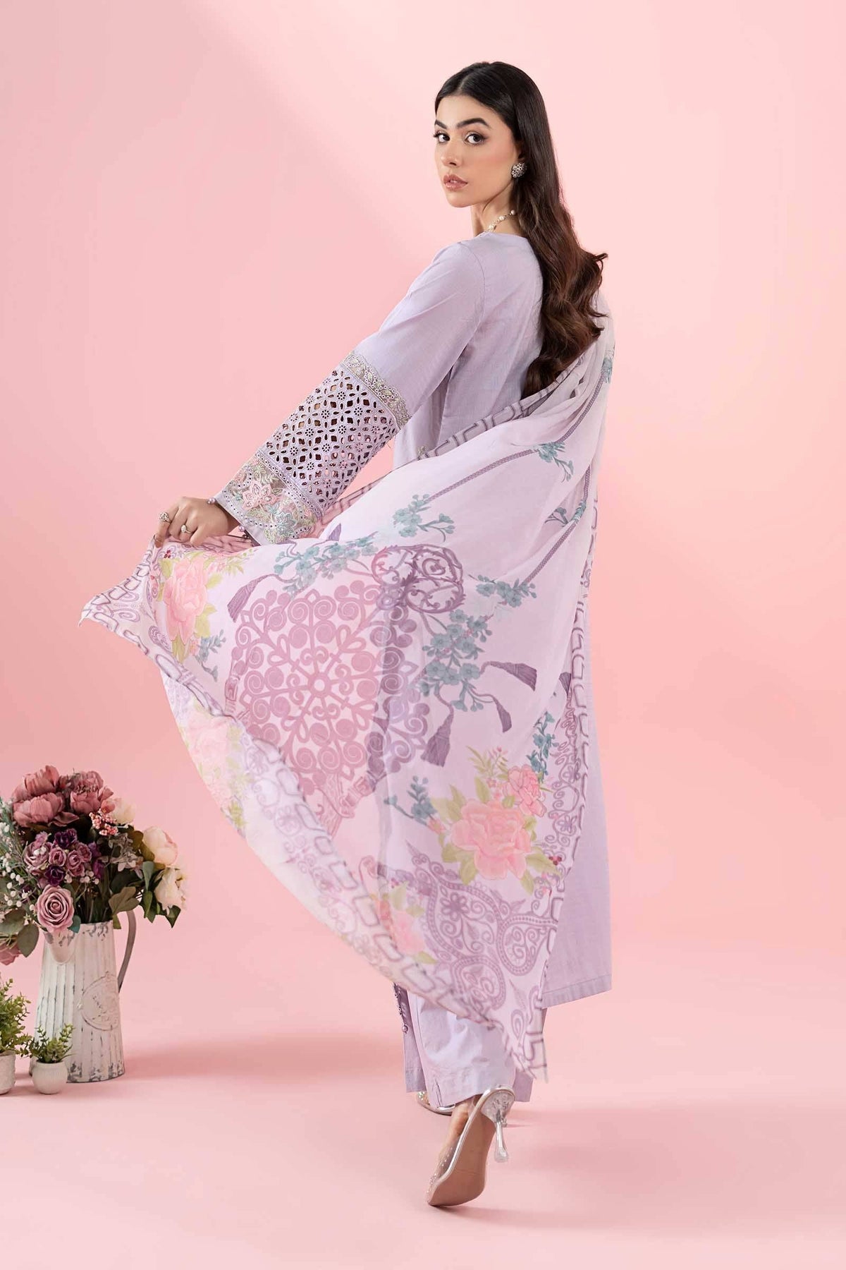 Maria B | Luxury Pret 25 | DW-EA25-05 by Maria Faisal - Registered Vendor of : Maria B - type : Ladies Clothes - 100% original wedding dresses