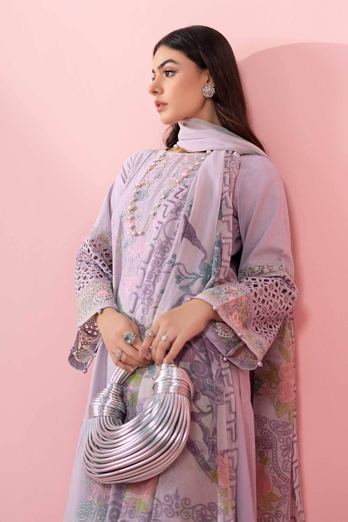 Maria B | Luxury Pret 25 | DW-EA25-05 by Maria Faisal - Registered Vendor of : Maria B - type : Ladies Clothes - 100% original wedding dresses