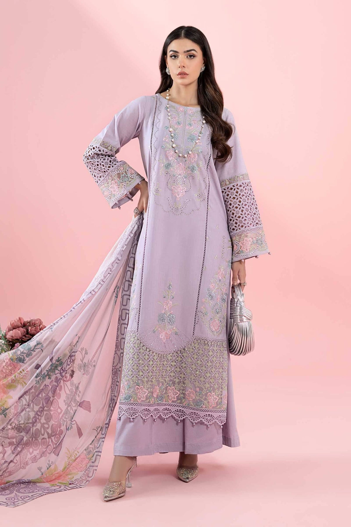 Maria B | Luxury Pret 25 | DW-EA25-05 by Maria Faisal - Registered Vendor of : Maria B - type : Ladies Clothes - 100% original wedding dresses