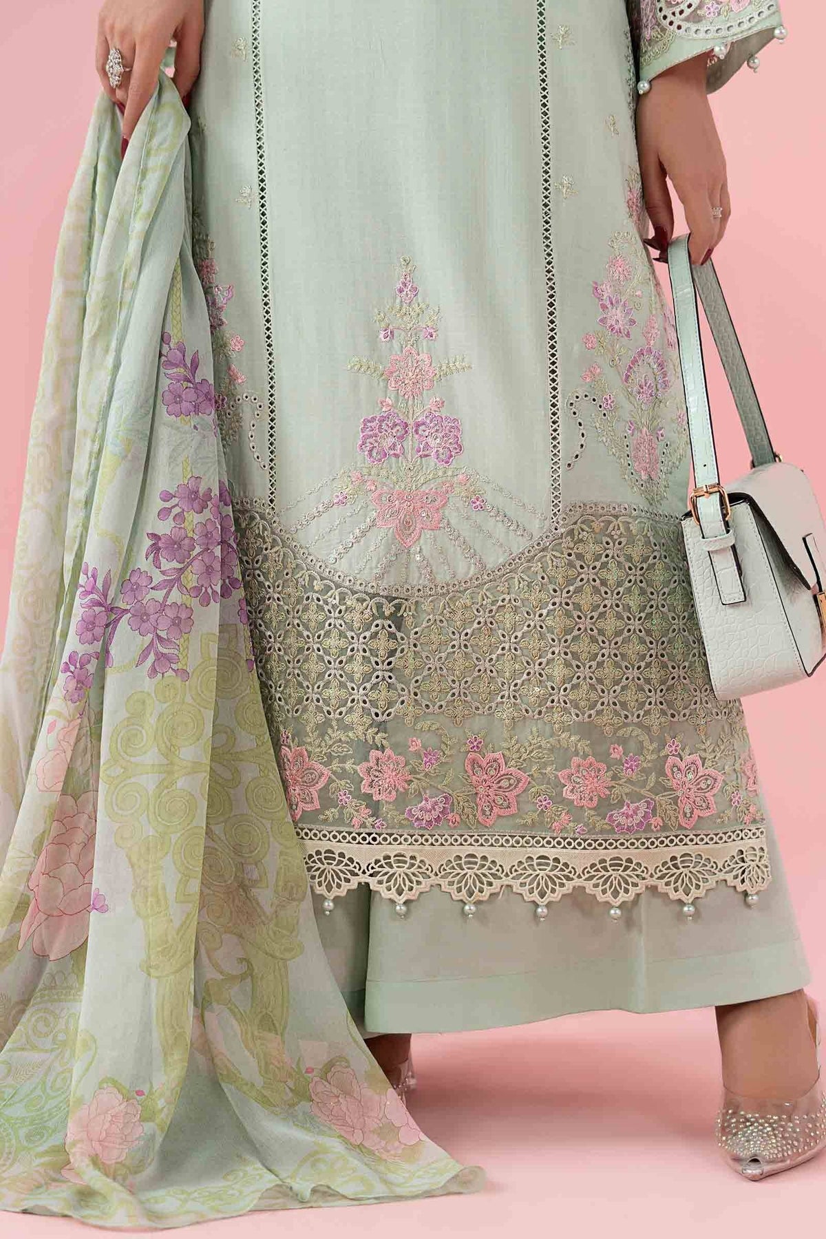 Maria B | Luxury Pret 25 | DW-EA25-05 by Maria Faisal - Registered Vendor of : Maria B - type : Ladies Clothes - 100% original wedding dresses