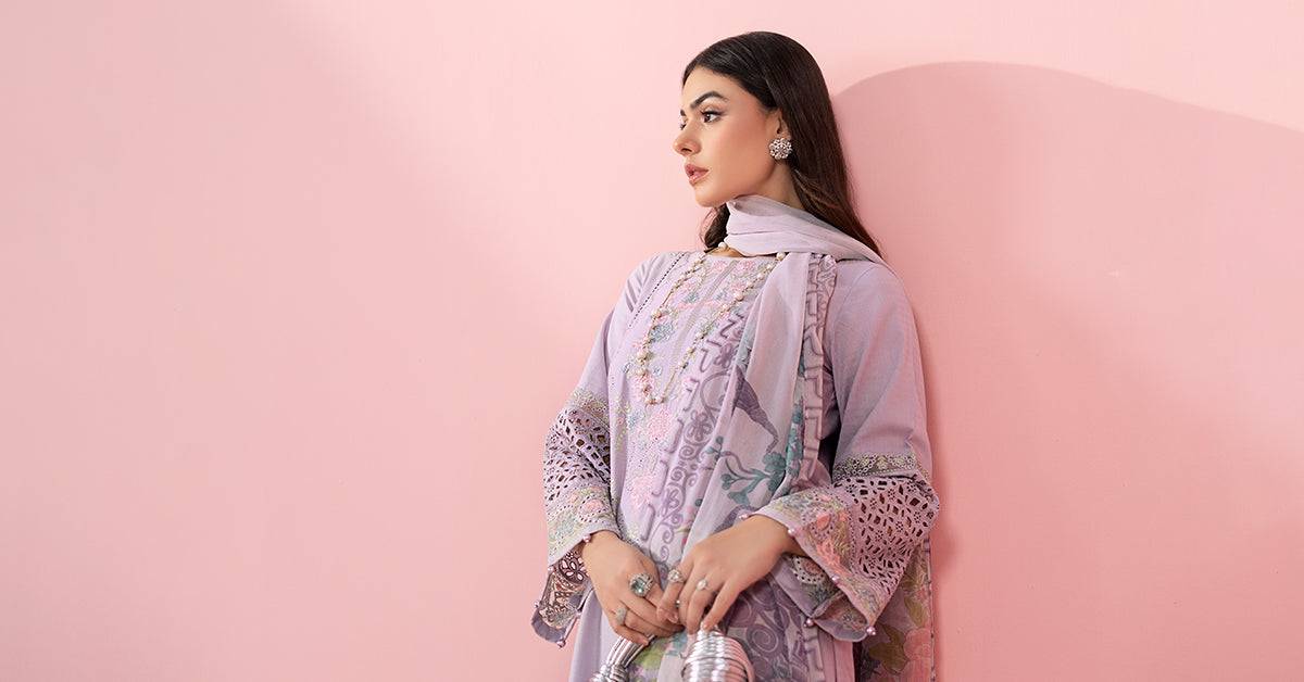 Maria B | Luxury Pret 25 | DW-EA25-05 by Maria Faisal - Registered Vendor of : Maria B - type : Ladies Clothes - 100% original wedding dresses