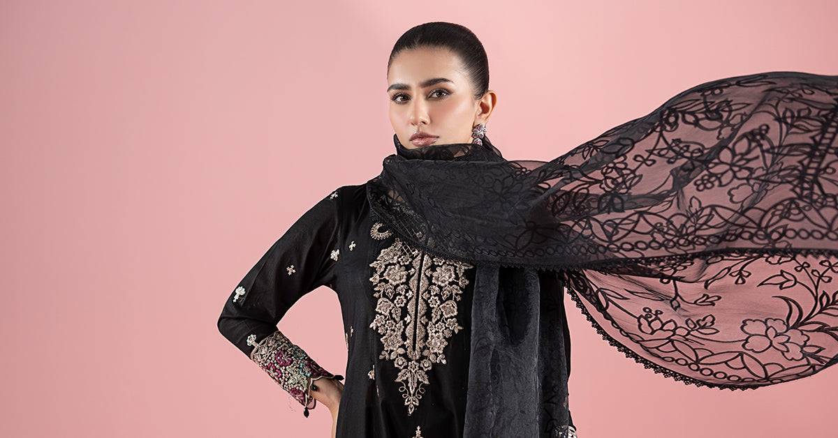 Maria B | Luxury Pret 25 | DW-EA25-08 by Maria Faisal - Registered Vendor of : Maria B - type : Ladies Clothes - 100% original wedding dresses