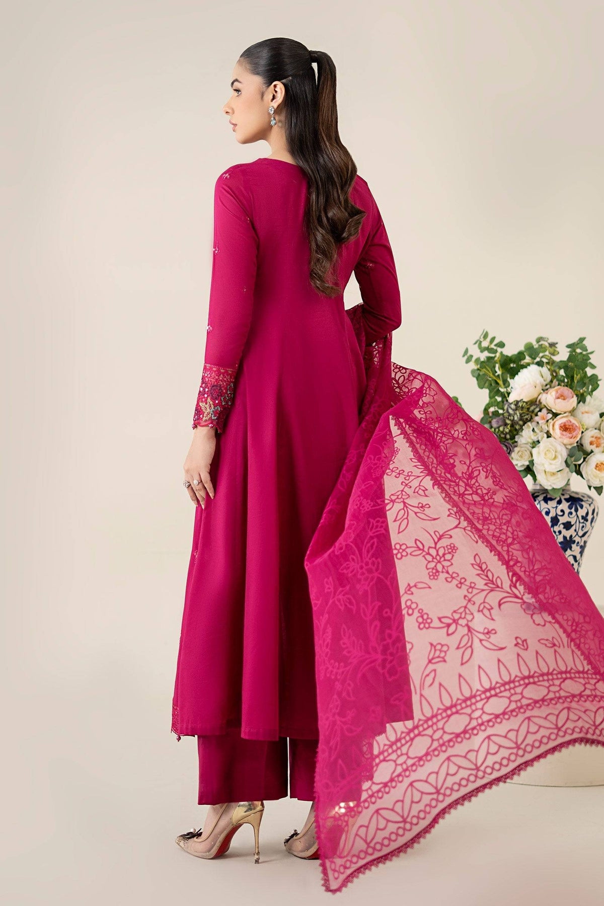 Maria B | Luxury Pret 25 | DW-EA25-08 by Maria Faisal - Registered Vendor of : Maria B - type : Ladies Clothes - 100% original wedding dresses