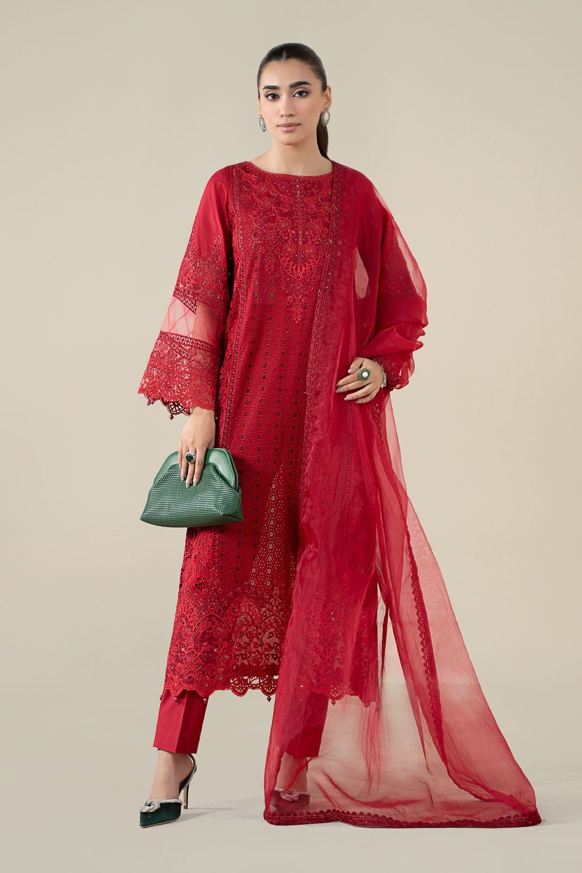 Maria B | Pre Fall 25 | Lawn Suit 16 - Ladies Clothes - Maria Faisal