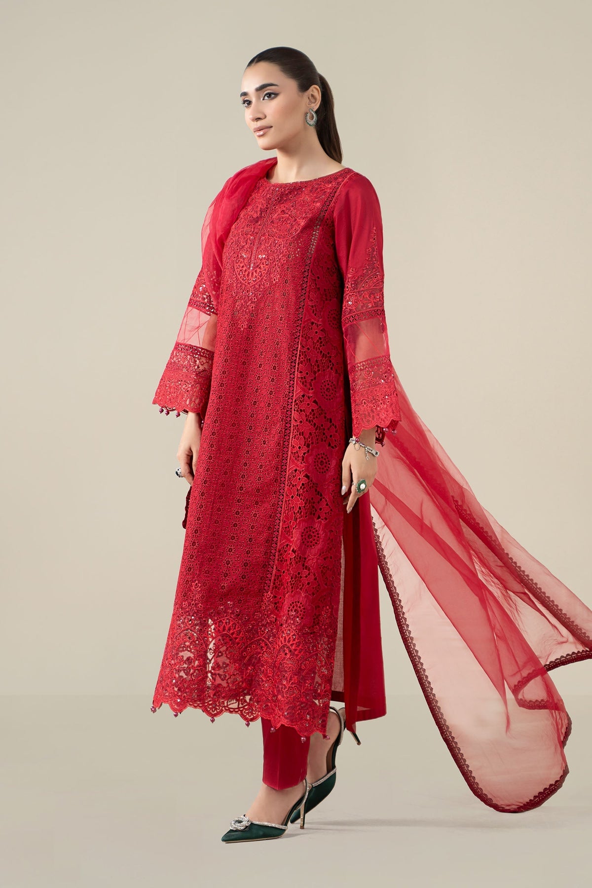 Maria B | Pre Fall 25 | Lawn Suit 16 - Ladies Clothes - Maria Faisal