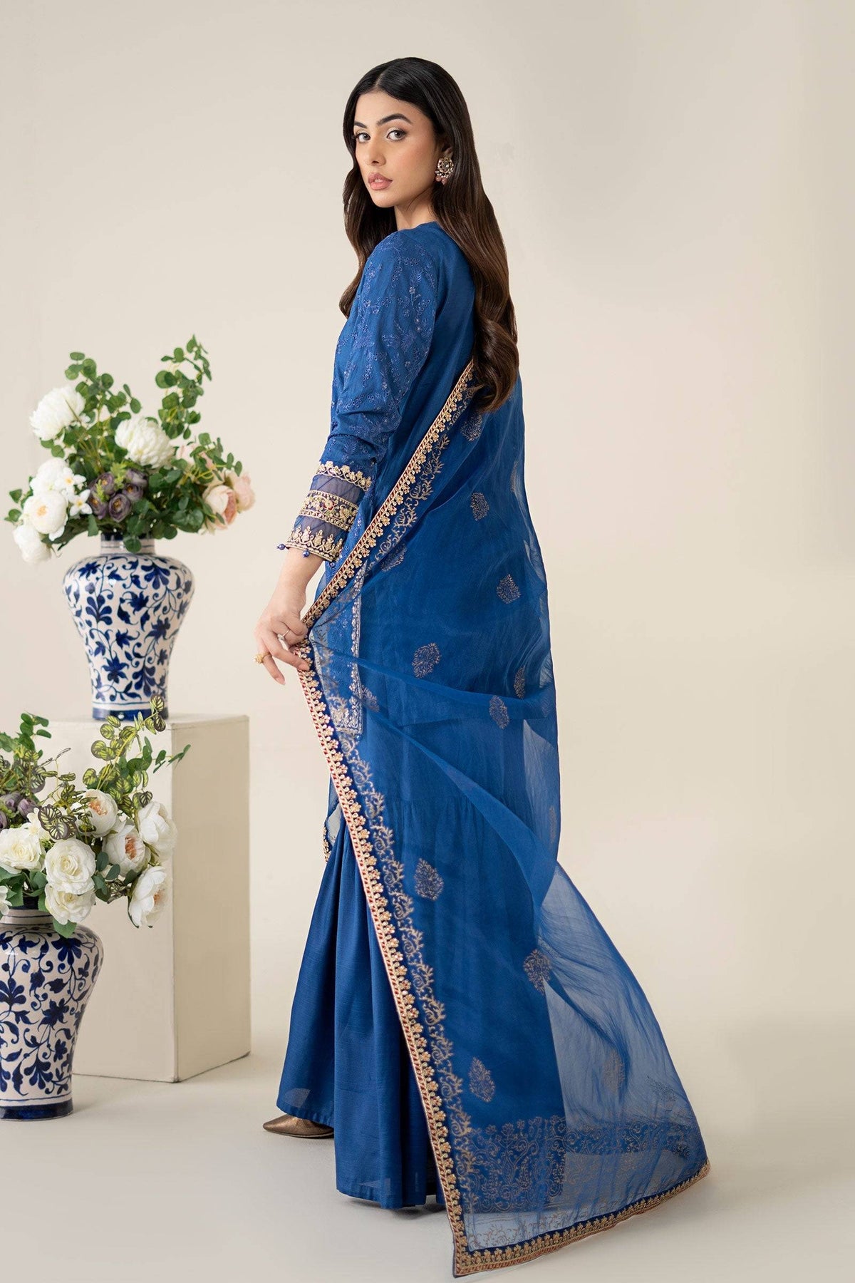 Maria B | Luxury Pret 25 | DW-EA25-11 by Maria Faisal - Registered Vendor of : Maria B - type : Ladies Clothes - 100% original wedding dresses