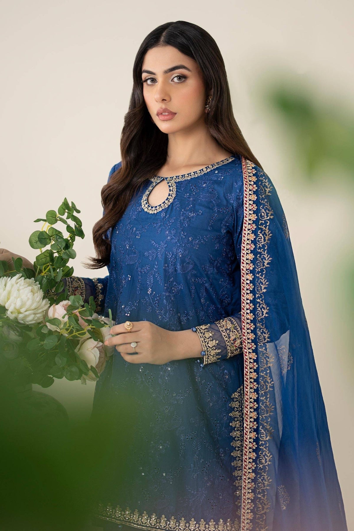 Maria B | Luxury Pret 25 | DW-EA25-11 by Maria Faisal - Registered Vendor of : Maria B - type : Ladies Clothes - 100% original wedding dresses