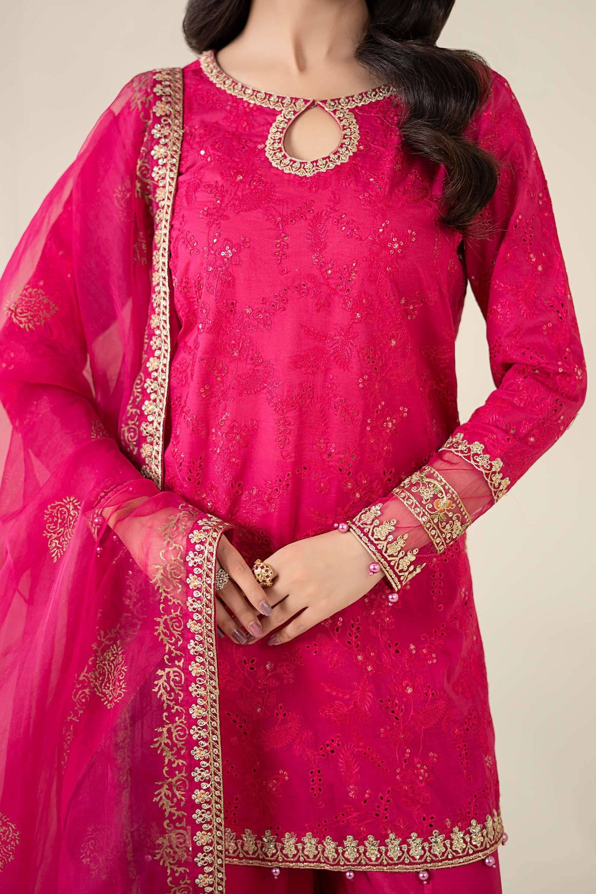 Maria B | Luxury Pret 25 | DW-EA25-11 by Maria Faisal - Registered Vendor of : Maria B - type : Ladies Clothes - 100% original wedding dresses