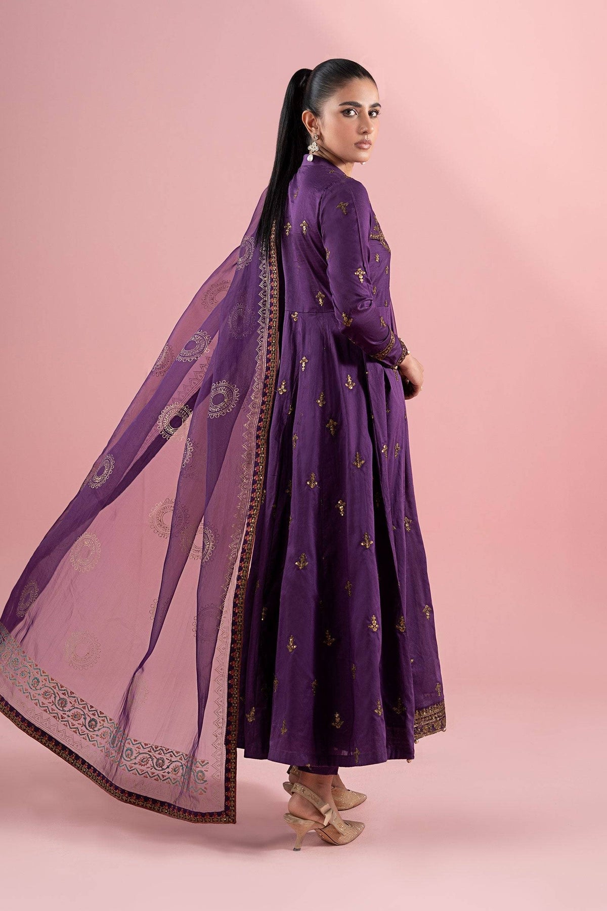 Maria B | Luxury Pret 25 | DW-EA25-12 by Maria Faisal - Registered Vendor of : Maria B - type : Ladies Clothes - 100% original wedding dresses