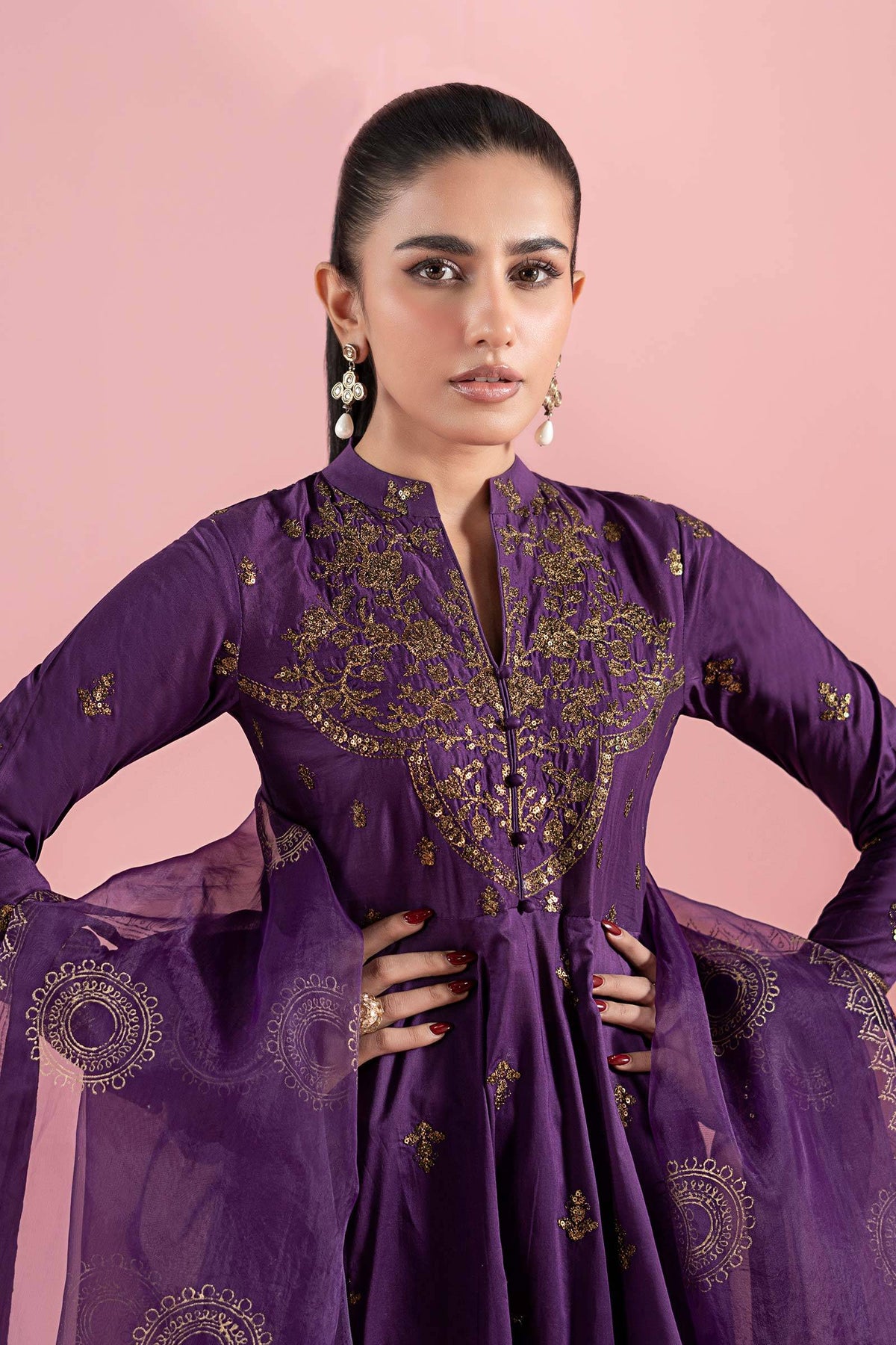 Maria B | Luxury Pret 25 | DW-EA25-12 by Maria Faisal - Registered Vendor of : Maria B - type : Ladies Clothes - 100% original wedding dresses