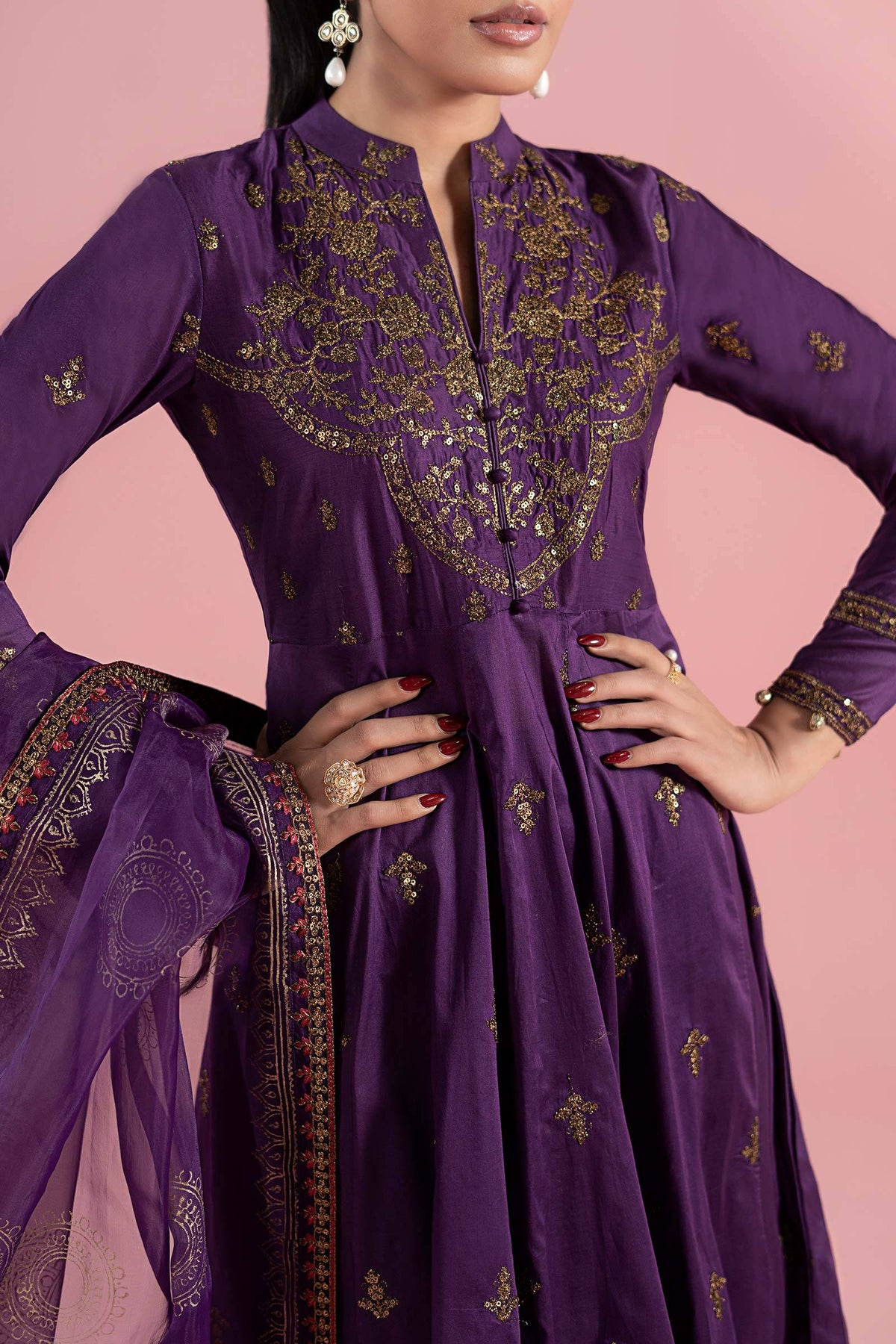 Maria B | Luxury Pret 25 | DW-EA25-12 by Maria Faisal - Registered Vendor of : Maria B - type : Ladies Clothes - 100% original wedding dresses