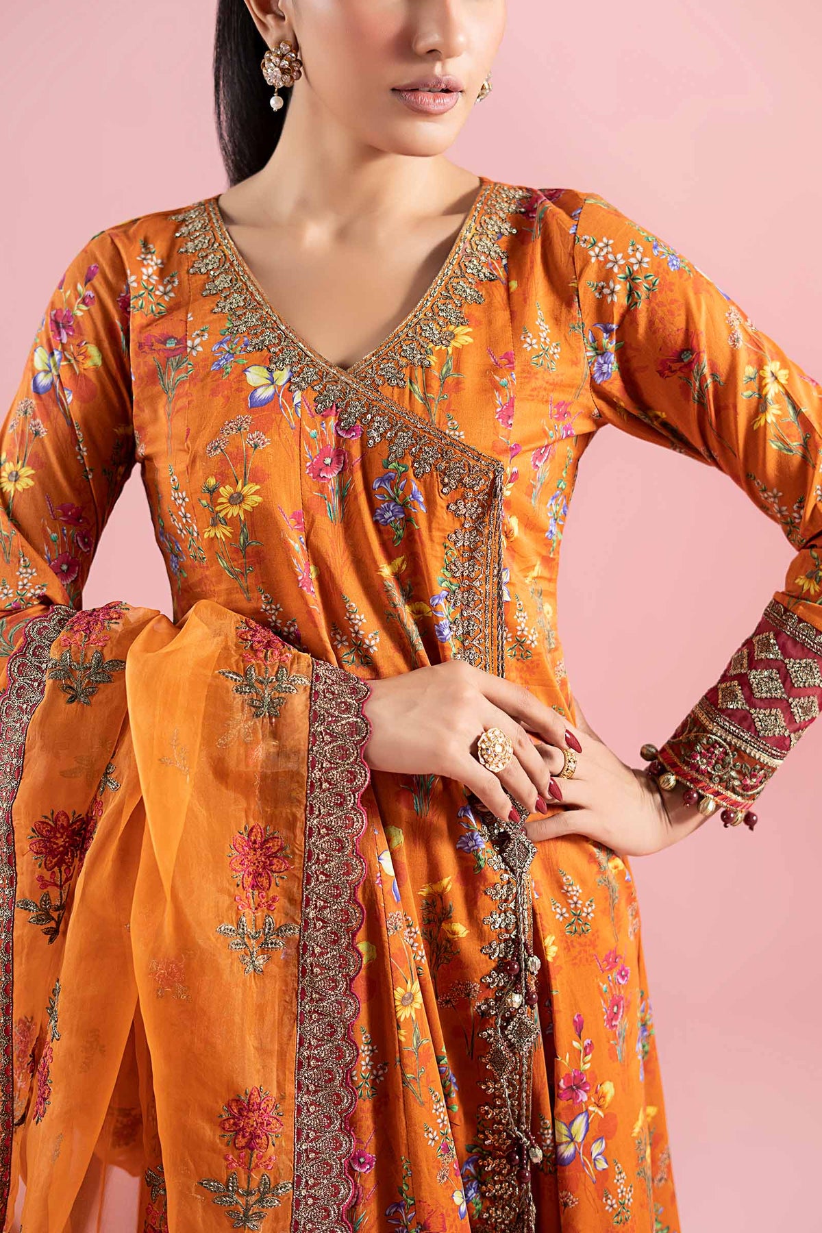 Maria B | Luxury Pret 25 | DW-EA25-17 by Maria Faisal - Registered Vendor of : Maria B - type : Ladies Clothes - 100% original wedding dresses
