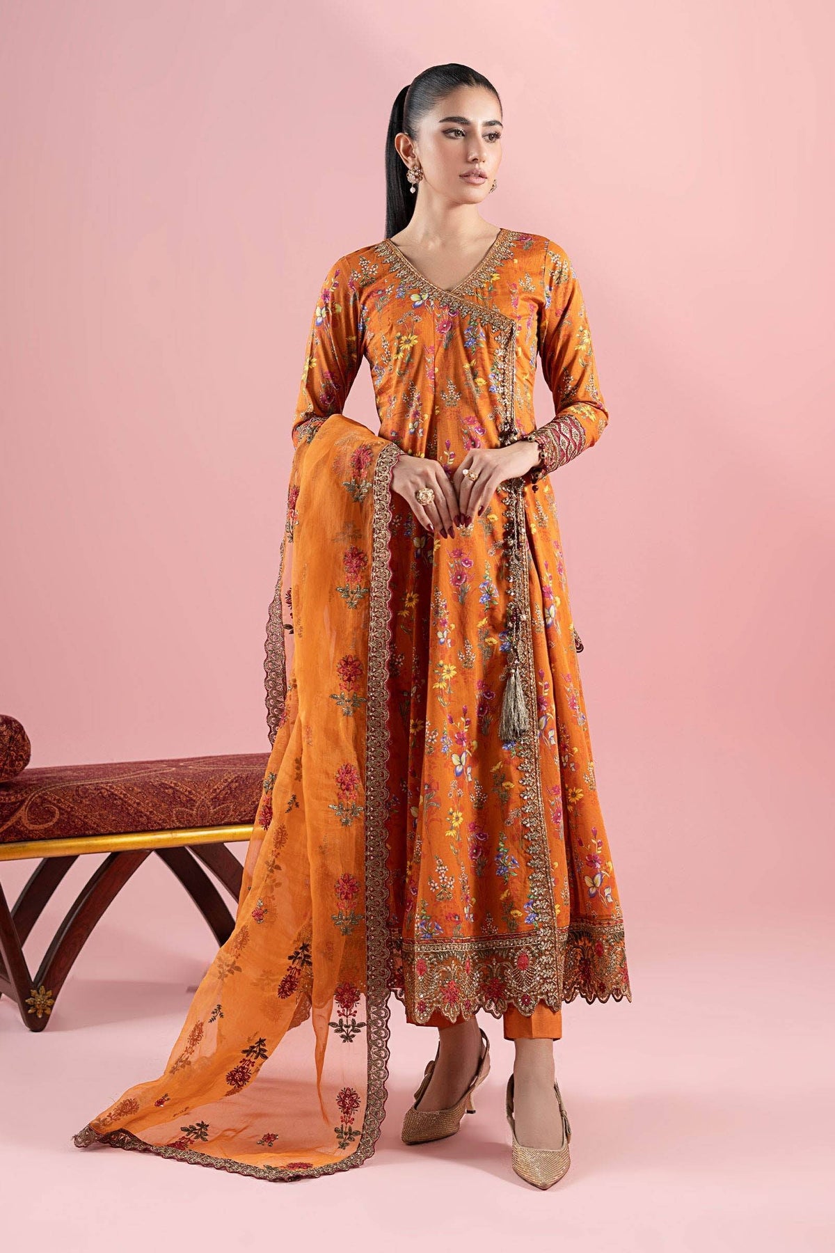 Maria B | Luxury Pret 25 | DW-EA25-17 by Maria Faisal - Registered Vendor of : Maria B - type : Ladies Clothes - 100% original wedding dresses