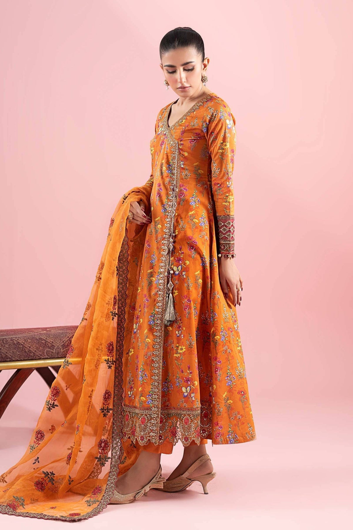 Maria B | Luxury Pret 25 | DW-EA25-17 by Maria Faisal - Registered Vendor of : Maria B - type : Ladies Clothes - 100% original wedding dresses