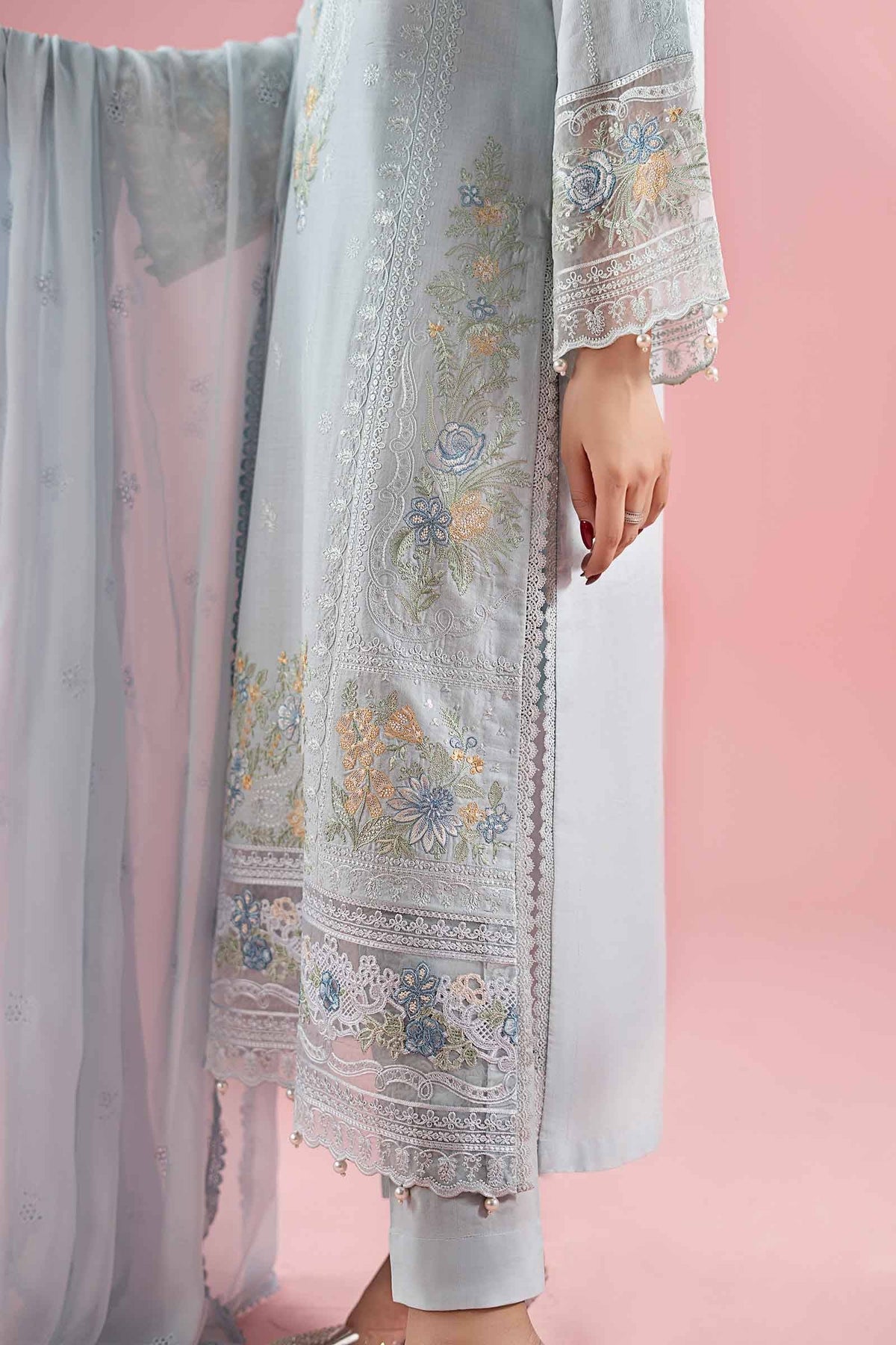 Maria B | Luxury Pret 25 | DW-EA25-25 by Maria Faisal - Registered Vendor of : Maria B - type : Ladies Clothes - 100% original wedding dresses