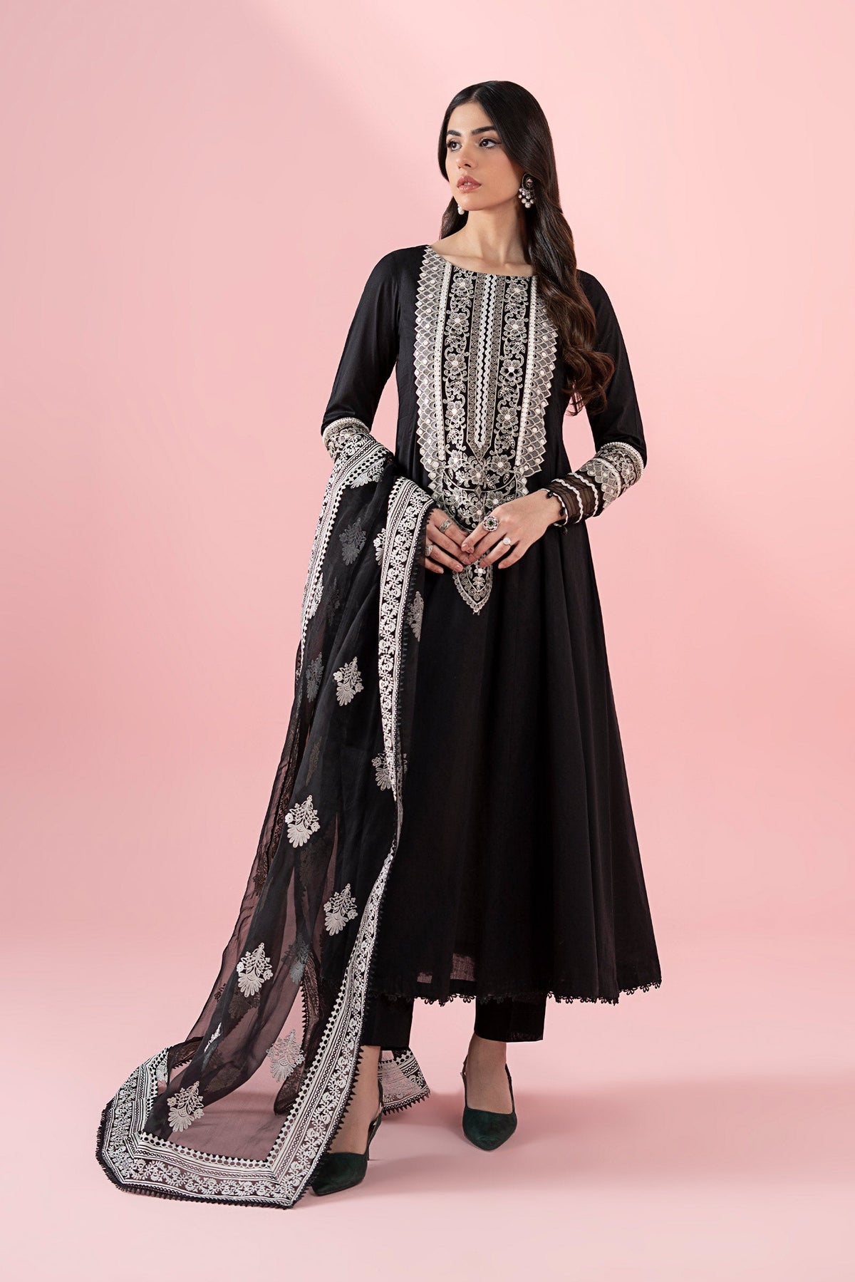Maria B | Luxury Pret 25 | DW-EA25-37 by Maria Faisal - Registered Vendor of : Maria B - type : Ladies Clothes - 100% original wedding dresses
