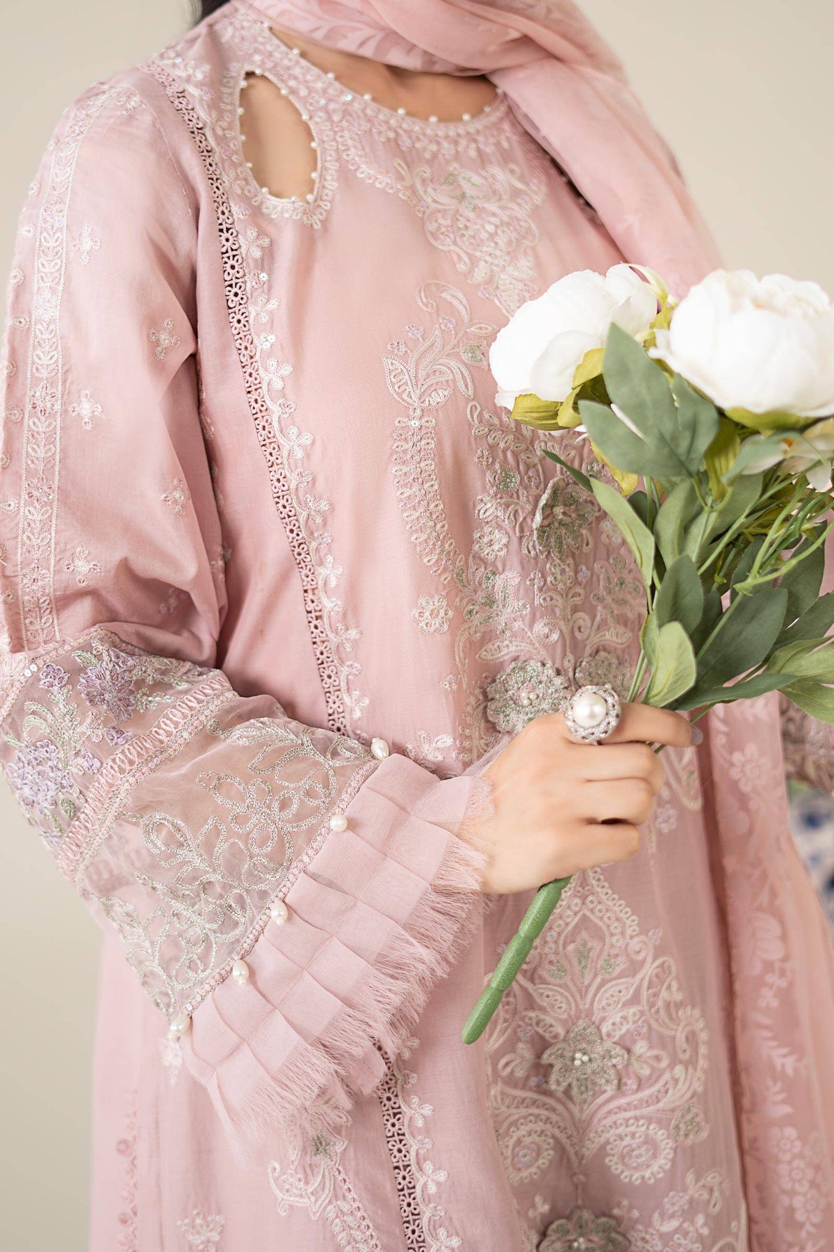 Maria B | Luxury Pret 25 | DW-EA25-57 by Maria Faisal - Registered Vendor of : Maria B - type : Ladies Clothes - 100% original wedding dresses