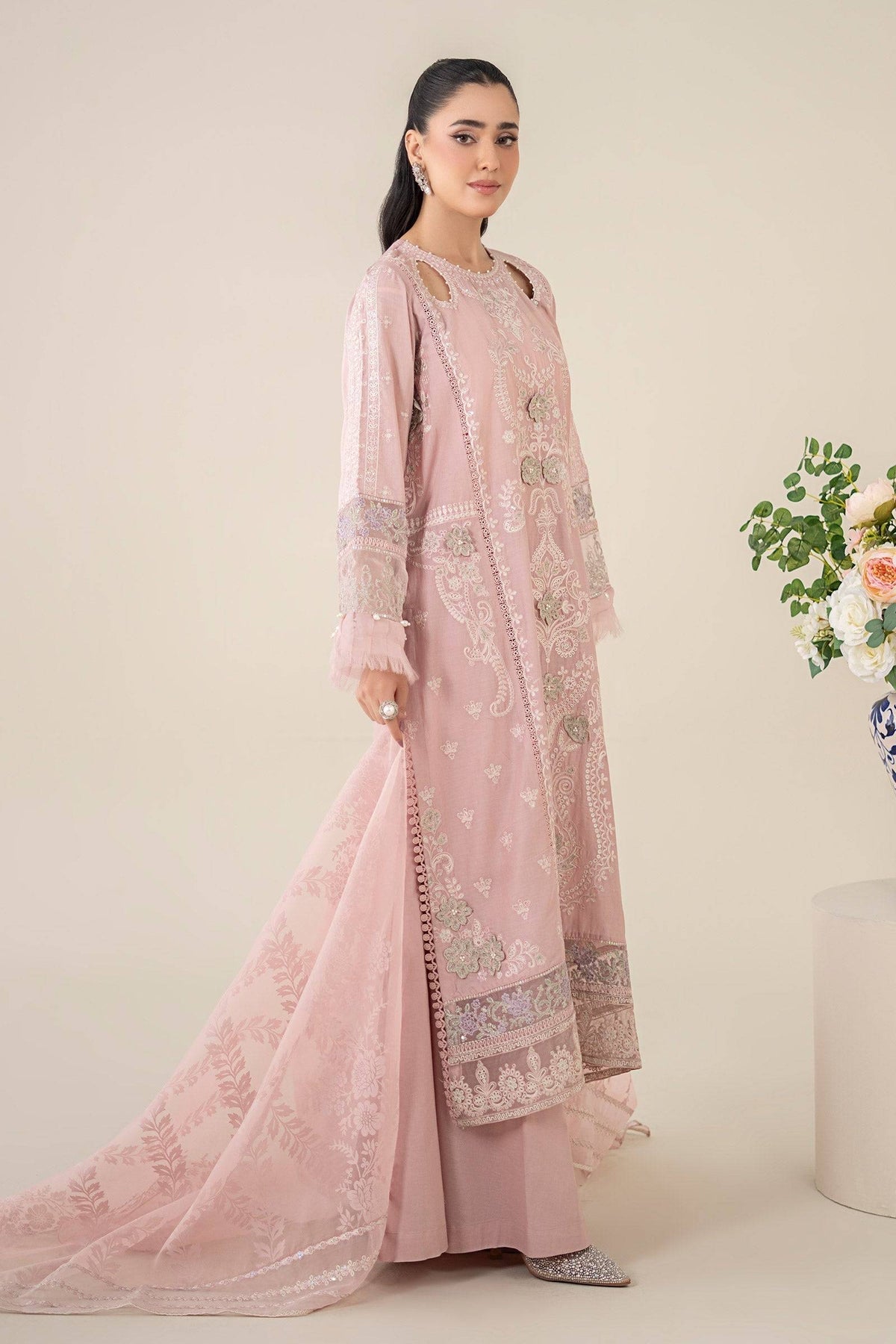 Maria B | Luxury Pret 25 | DW-EA25-57 by Maria Faisal - Registered Vendor of : Maria B - type : Ladies Clothes - 100% original wedding dresses